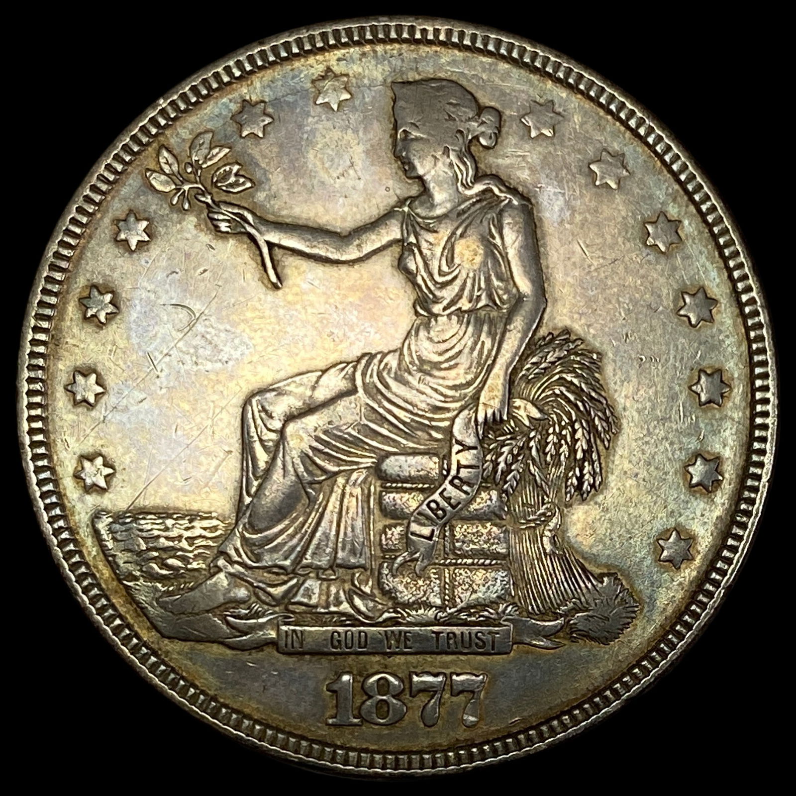 1877 Silver Trade Dollar HIGH GRADE (1 of 2)