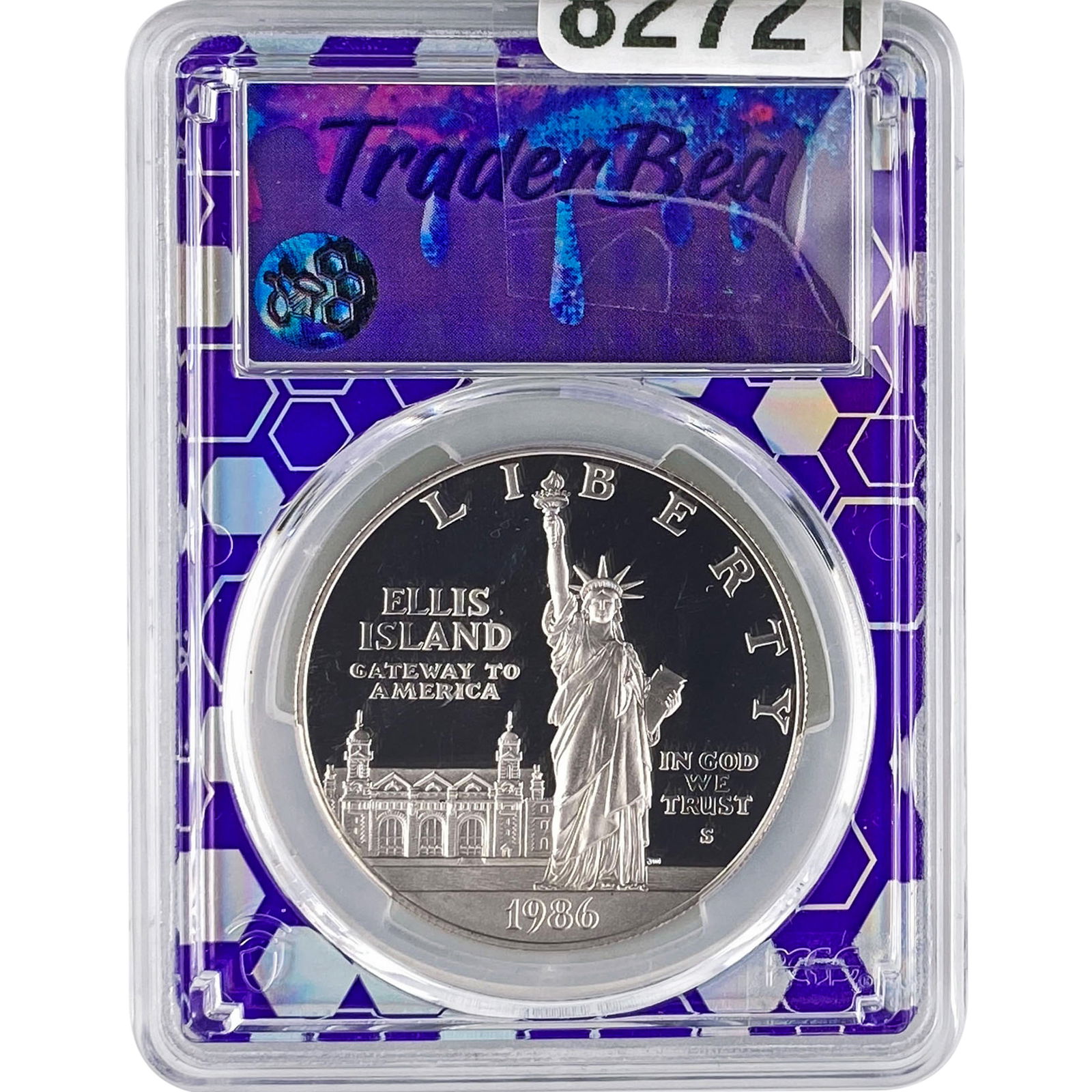 1986-S Statue of Liberty .7734oz Silver $1 PCGS PR69 DCAM: 1986-S Statue of Liberty .7734oz Silver $1 PCGS PR69 DCAM