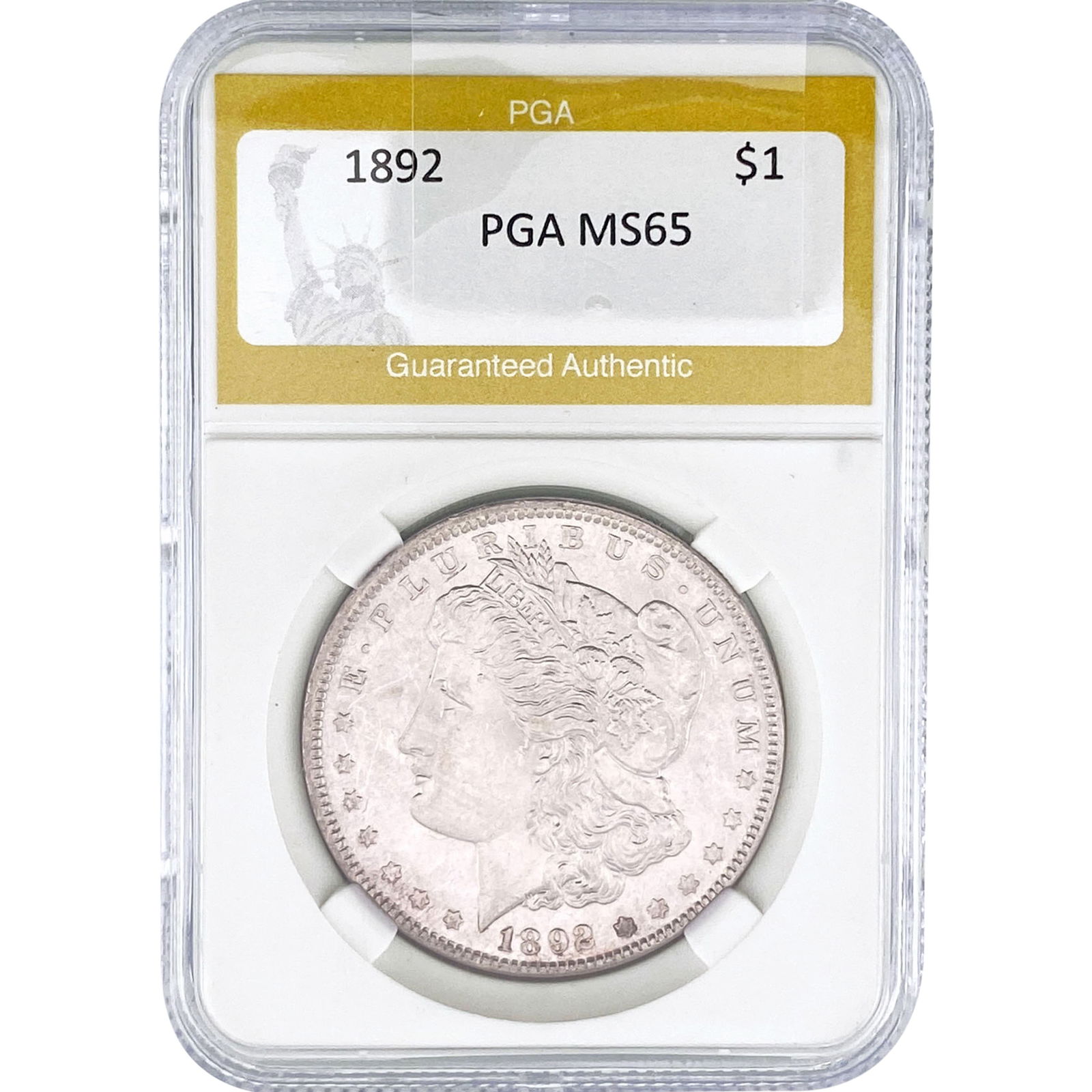 1892 Morgan Silver Dollar PGA MS65 (1 of 2)