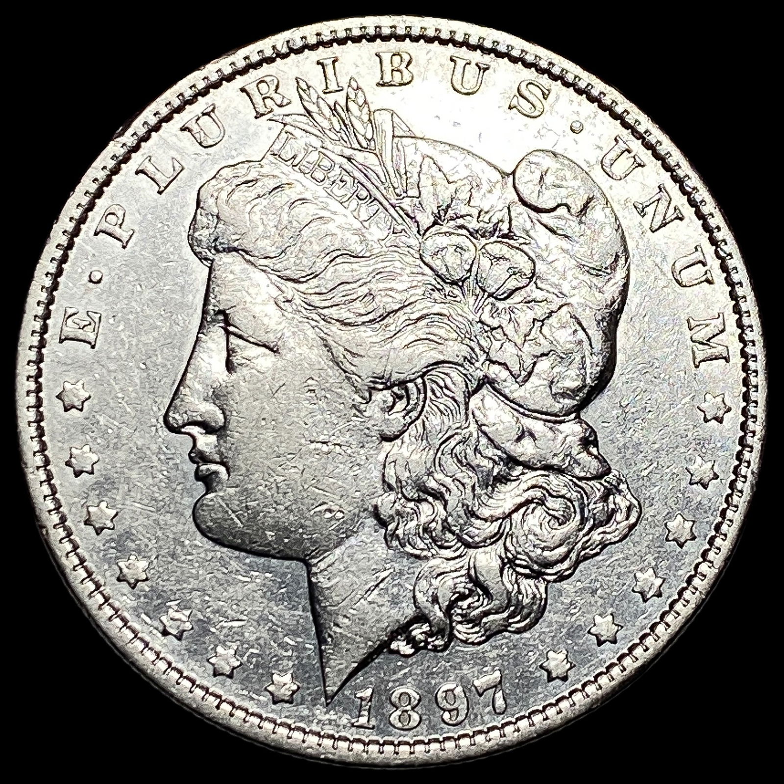 1897-O Silver Morgan Dollar CLOSELY UNCIRCULATED (1 of 2)