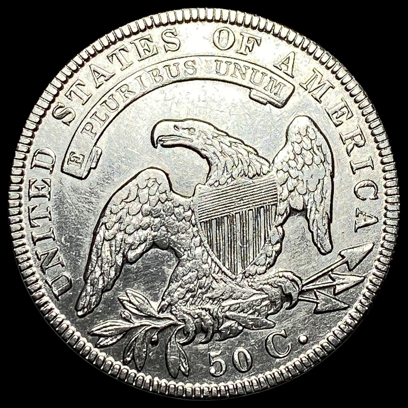 1834 Capped Bust Half Dollar CLOSELY UNCIRCULATED - 2