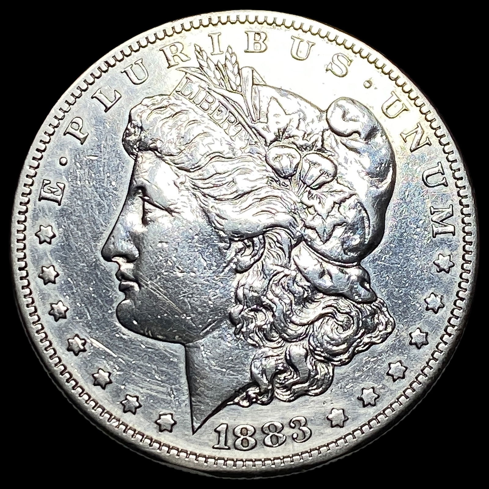 1883-S Silver Morgan Dollar NEARLY UNCIRCULATED (1 of 2)