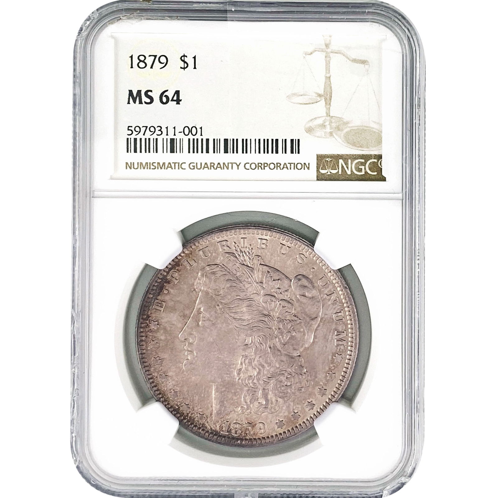 1879 Morgan Silver Dollar NGC MS64 (1 of 2)