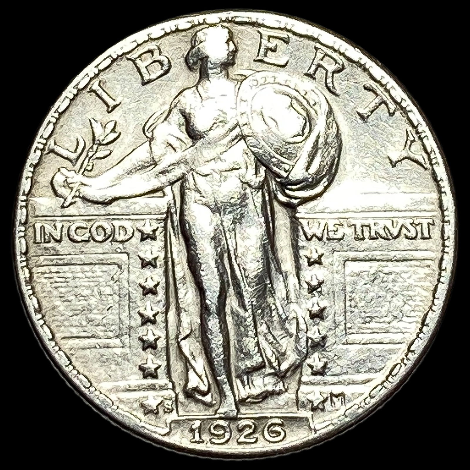 1926-S Standing Liberty Quarter CLOSELY UNCIRCULATED (1 of 2)