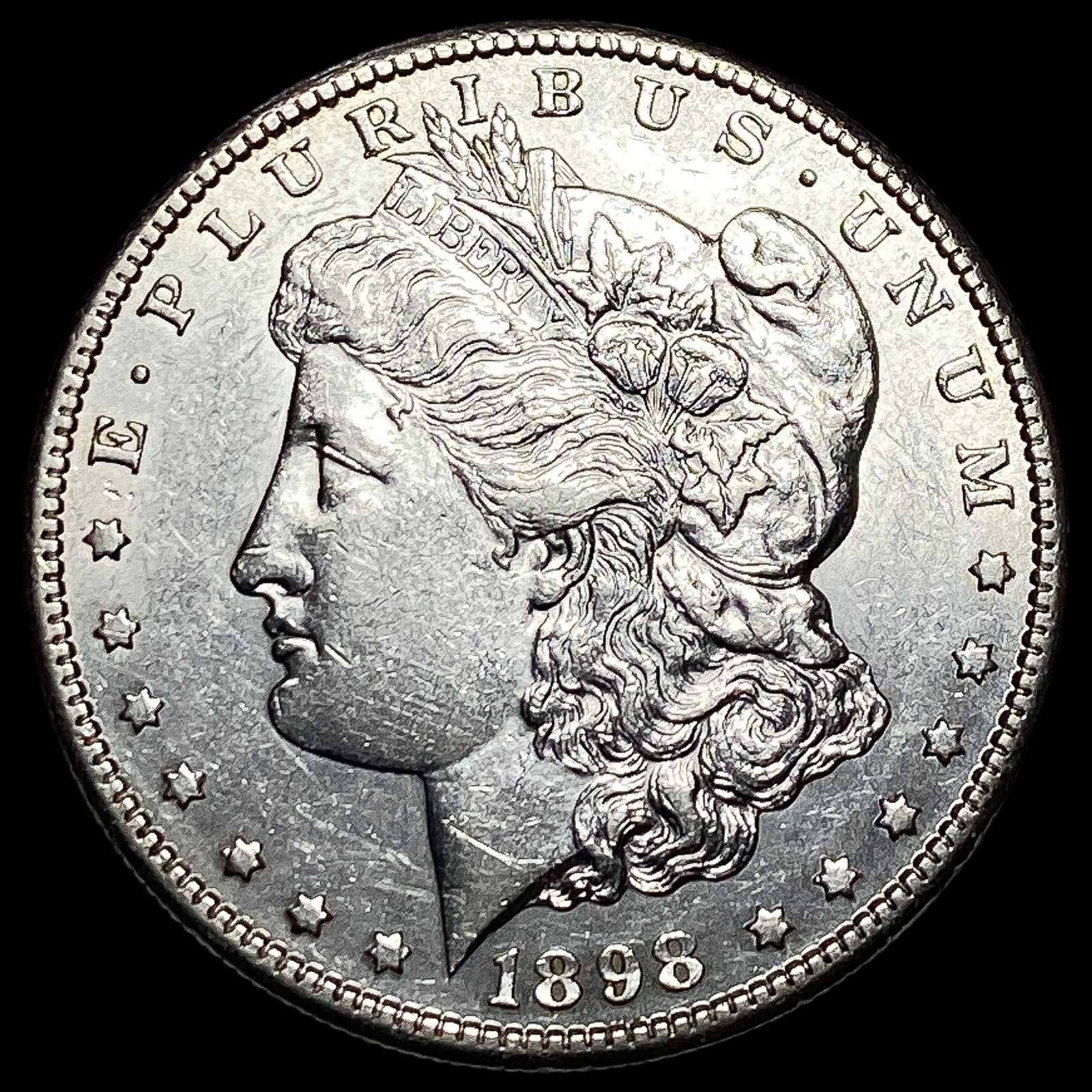 1898-S Silver Morgan Dollar CHOICE AU (1 of 2)