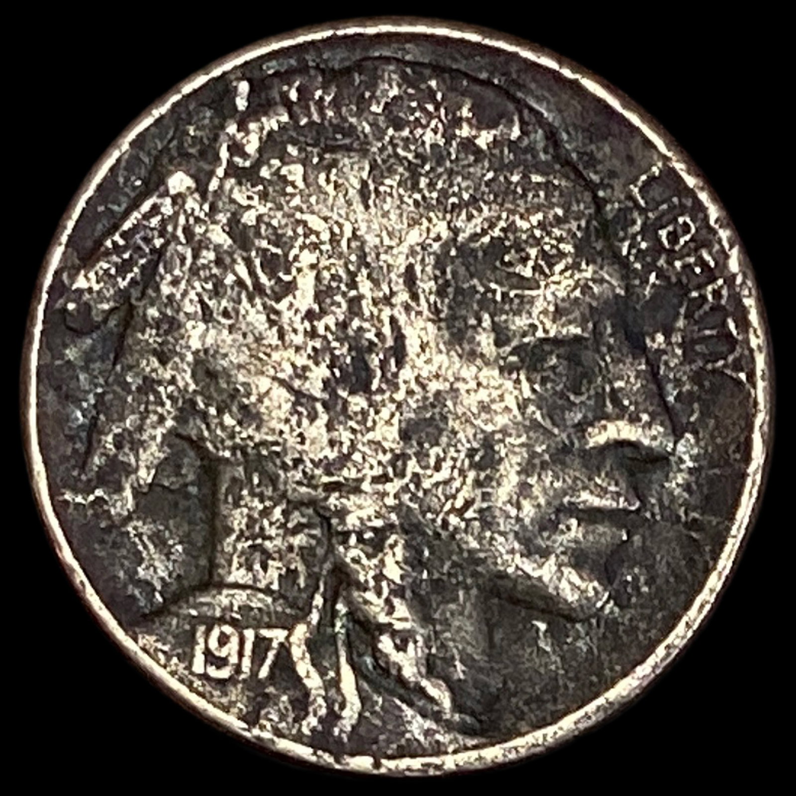 1917-S Buffalo Nickel LIGHTLY CIRCULATED (1 of 2)