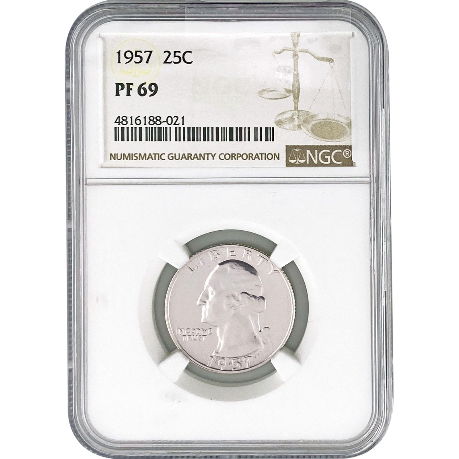 1957 Washington Silver Quarter NGC PF69 (1 of 2)