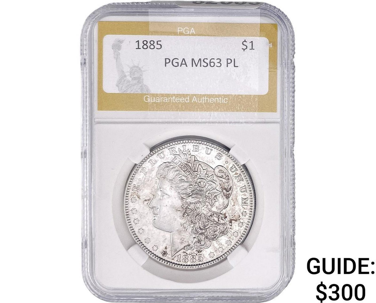 1885 Morgan Silver Dollar PGA MS63 PL (1 of 2)