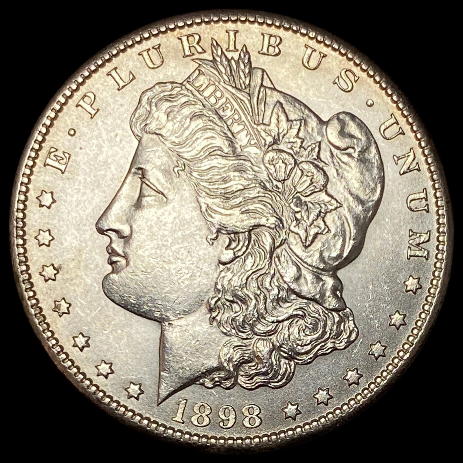 1898-S Silver Morgan Dollar CHOICE BU (1 of 2)