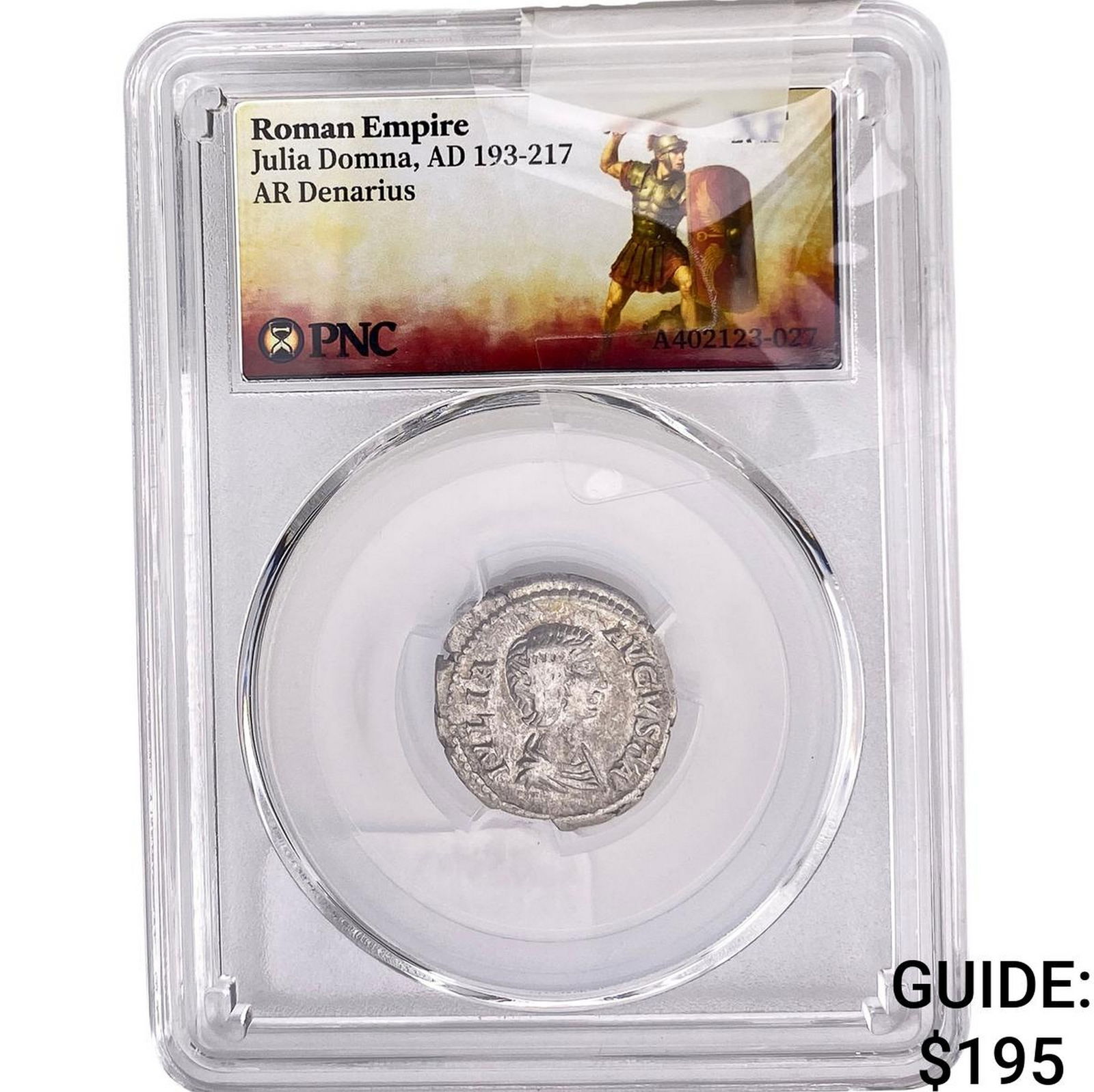 Roman Julia Domna, AD 193-217 AR Denarius PNC XF: Roman Julia Domna, AD 193-217 AR Denarius PNC XF