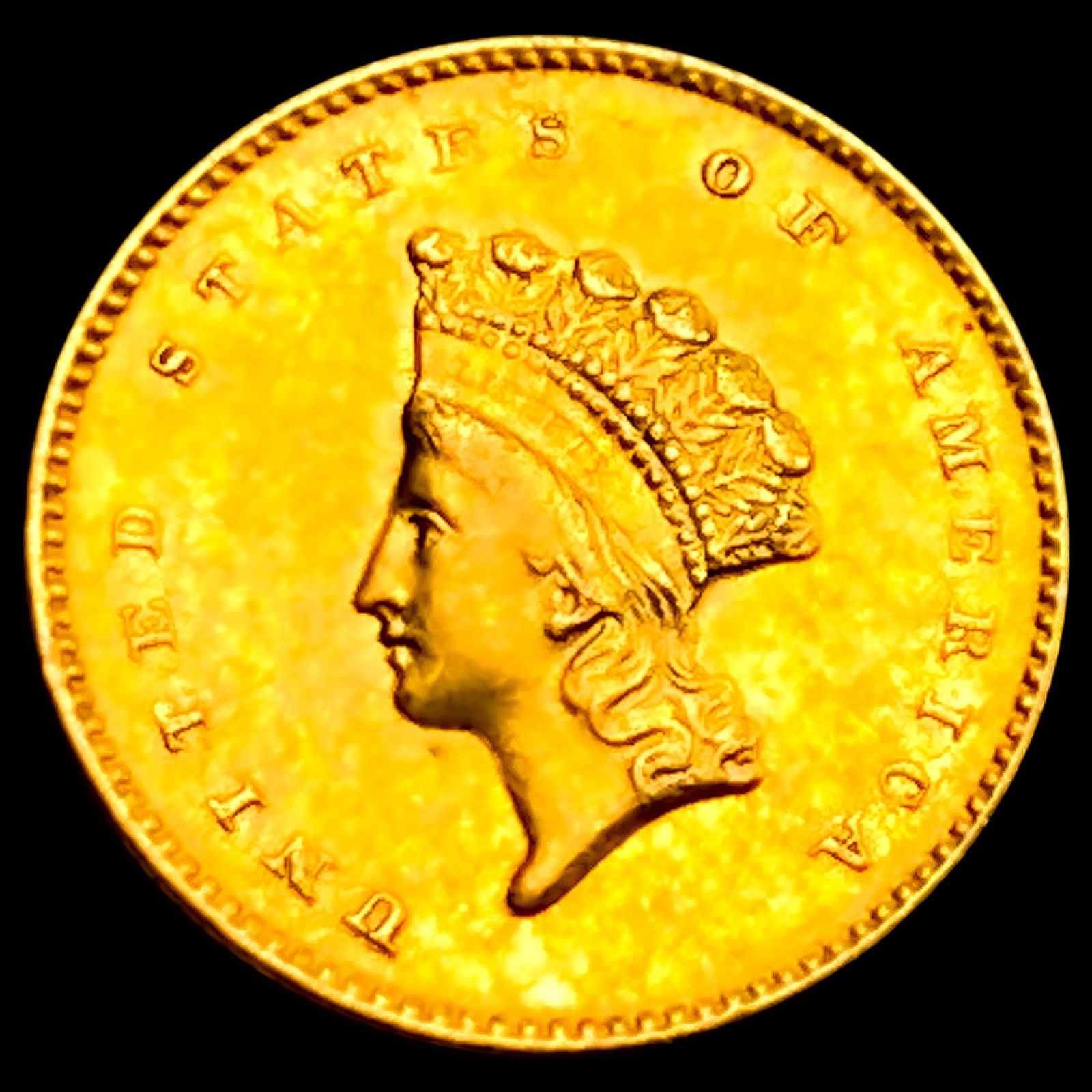 1855-O Rare Gold Dollar (1 of 2)
