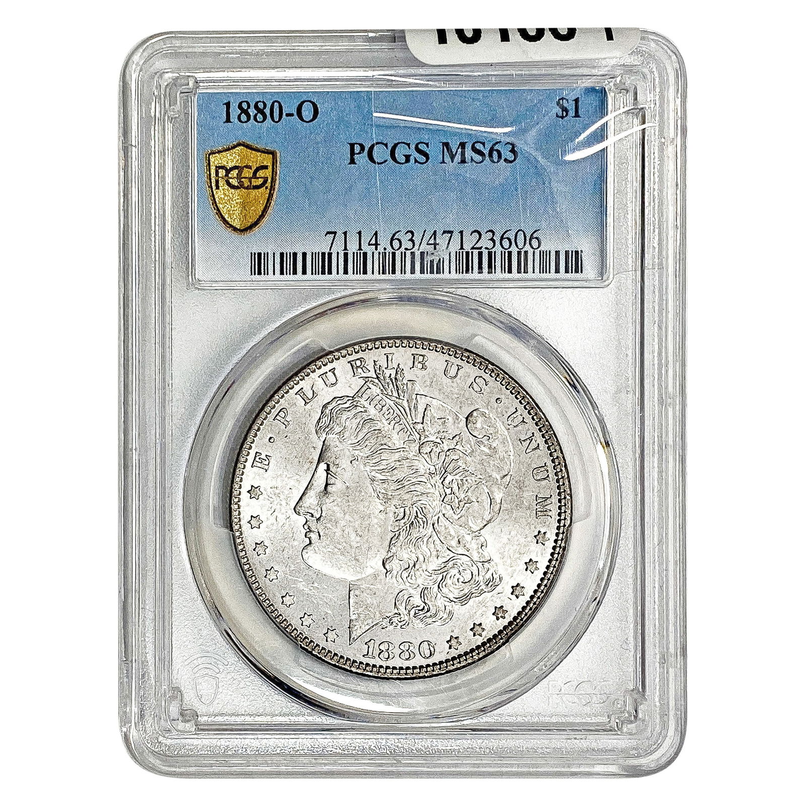 1880-O Mercury Silver Dollar PCGS MS63: 1880-O Mercury Silver Dollar PCGS MS63