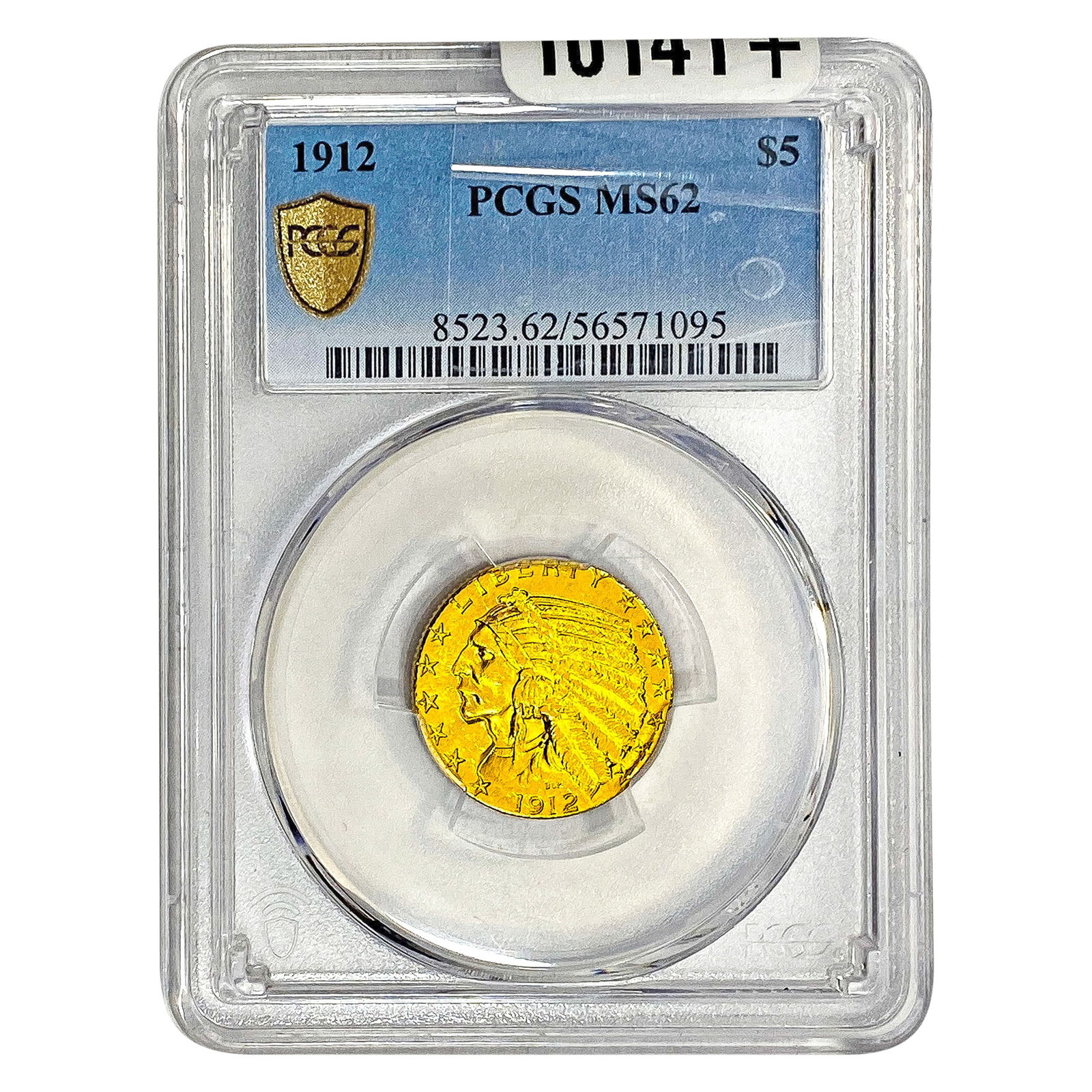 1912 $5 Gold Half Eagle PCGS MS62 (1 of 2)