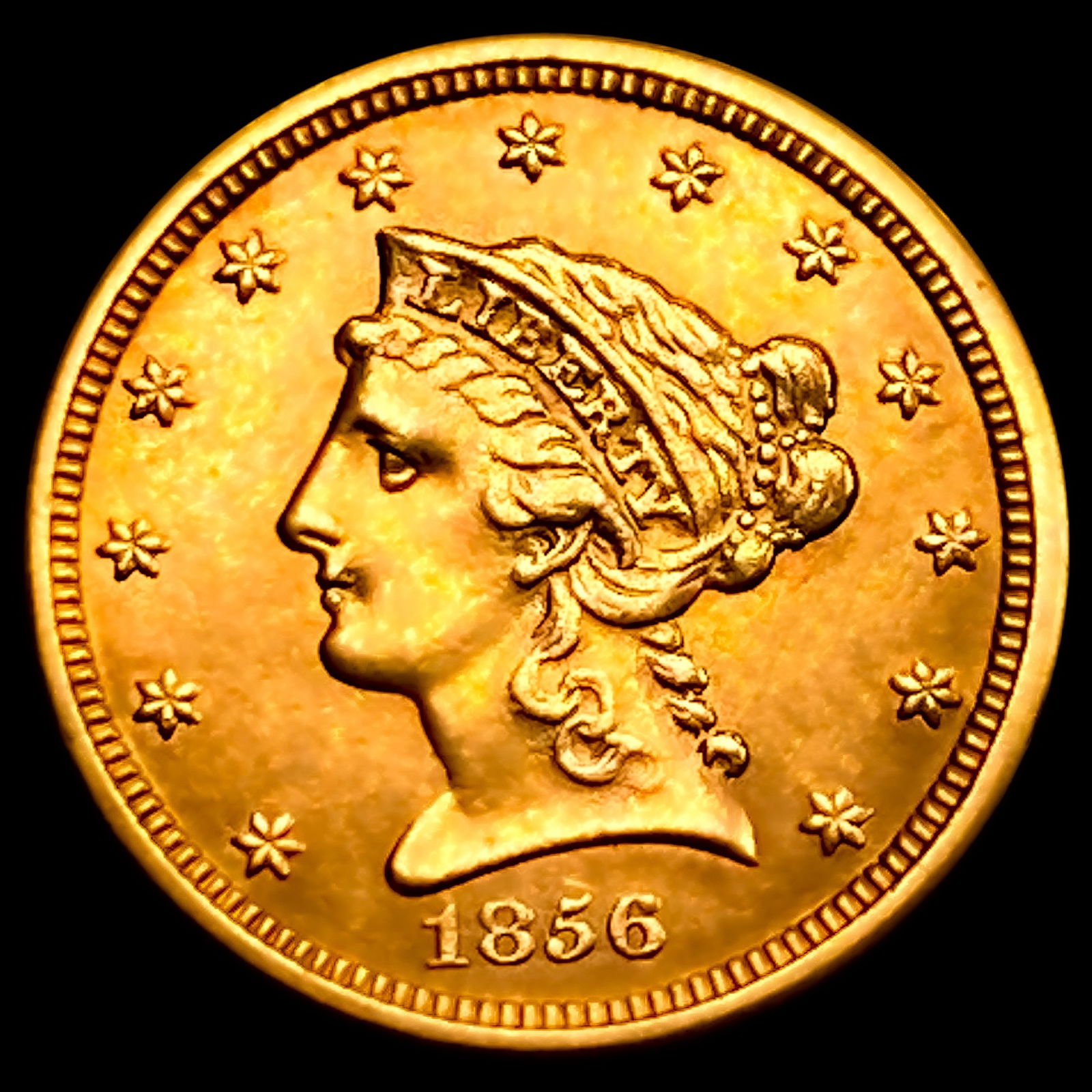 1856-S $2.50 Gold Quarter Eagle (1 of 2)