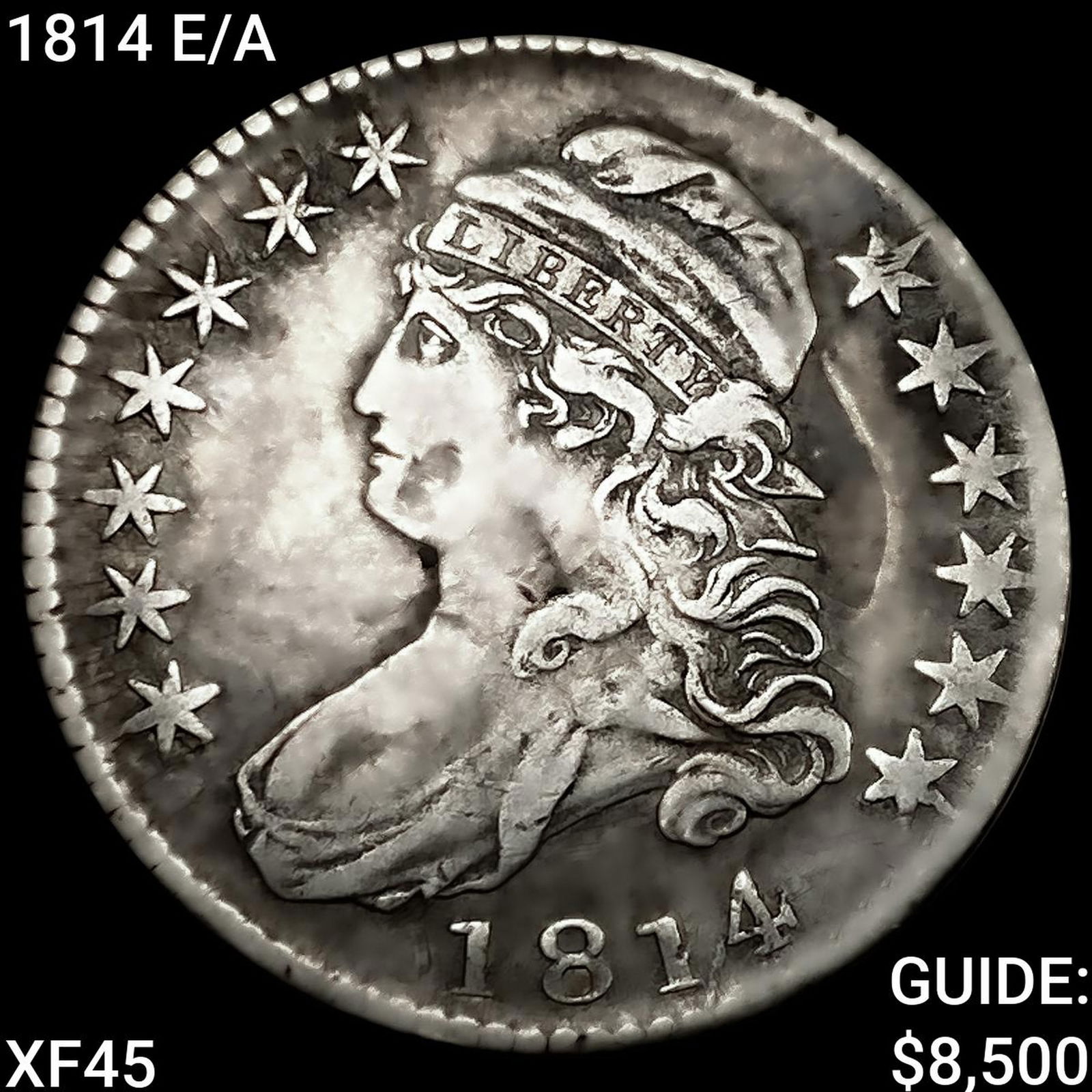 1814 E/A Capped Bust Half Dollar NEARLY UNCIRCULATED (1 of 2)
