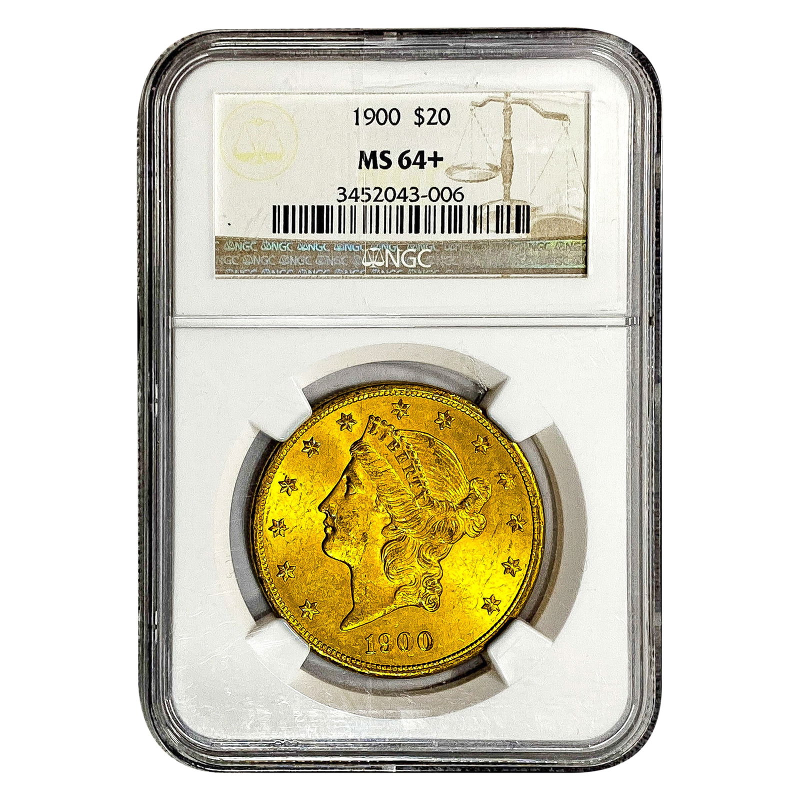 1900 $20 Gold Double Eagle NGC MS64+ (1 of 2)
