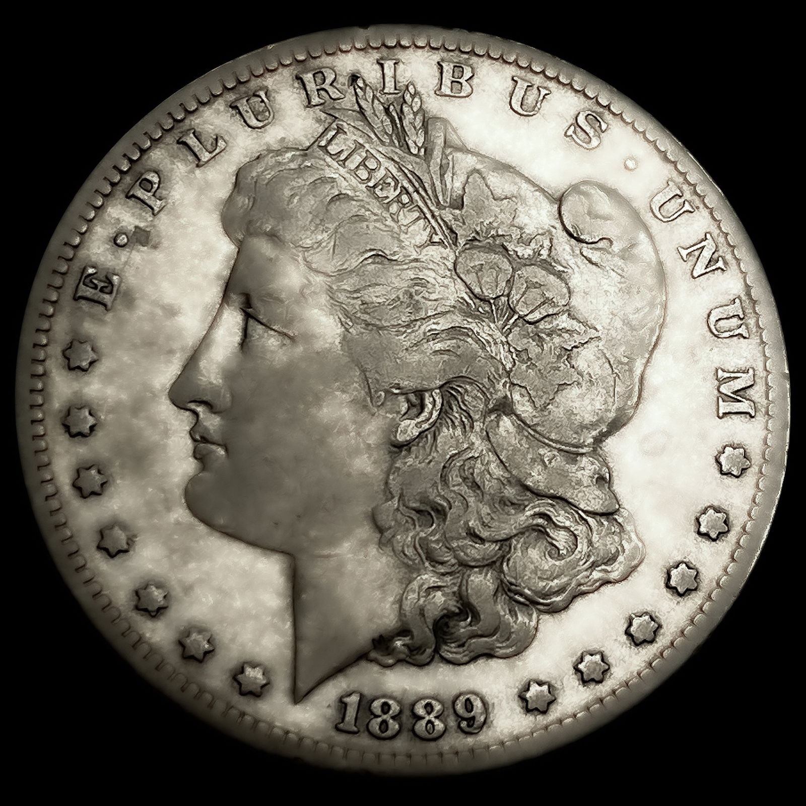 1889-CC Morgan Silver Dollar (1 of 2)