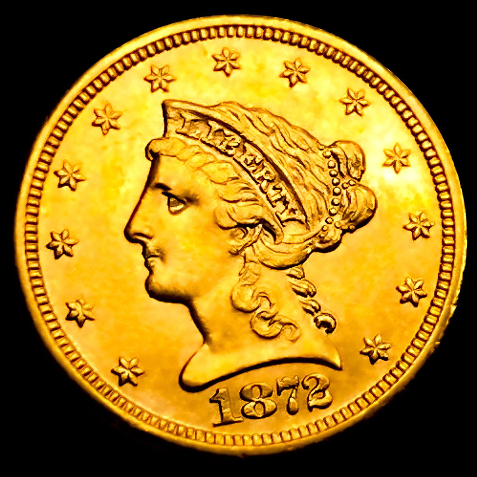 1872-S $2.50 Gold Quarter Eagle (1 of 2)
