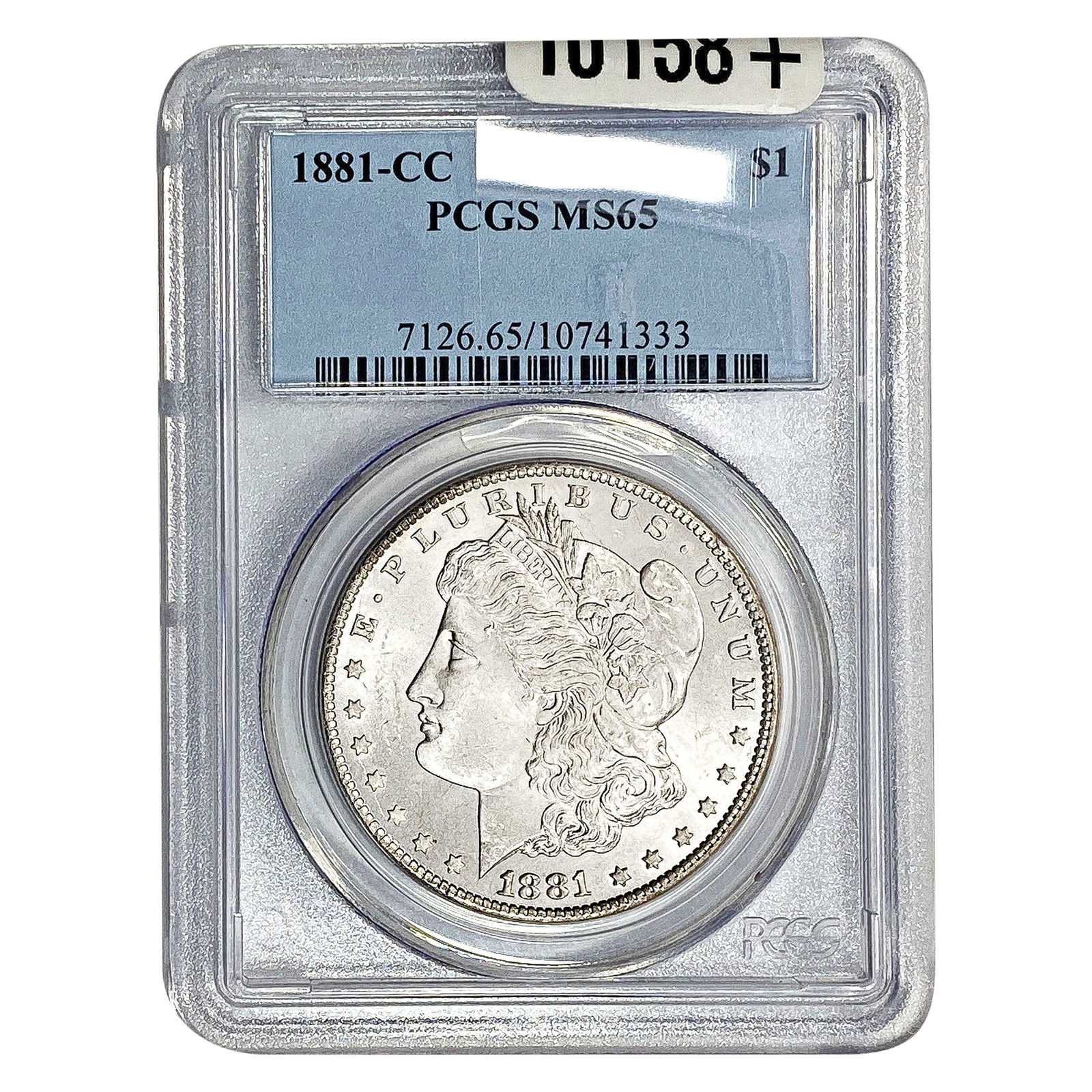 1881-CC Morgan Silver Dollar PCGS MS65 (1 of 2)