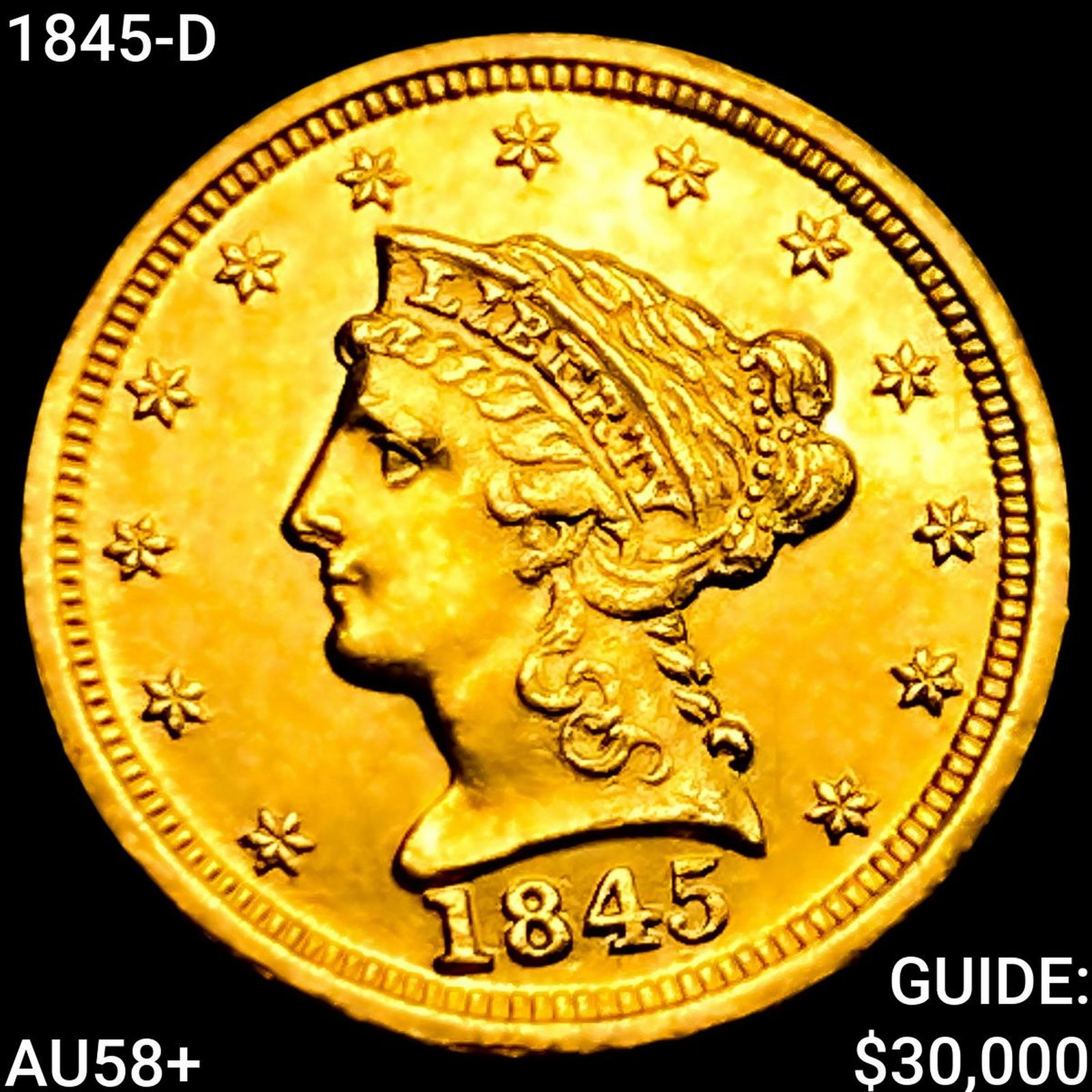 1845-D $2.50 Gold Quarter Eagle (1 of 2)