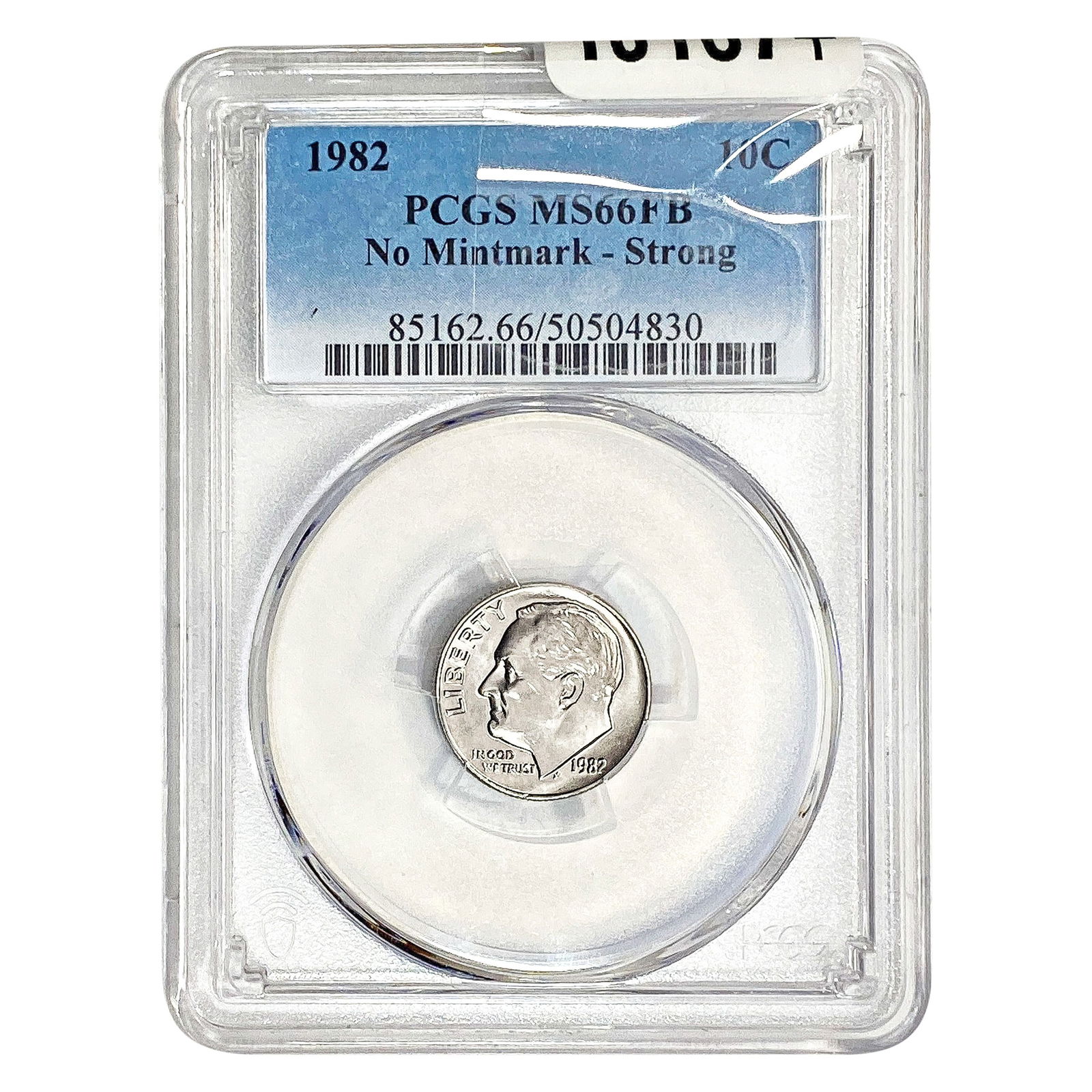 1982 Roosevelt Dime PCGS MS66 FB No Mintmark-Strong (1 of 2)