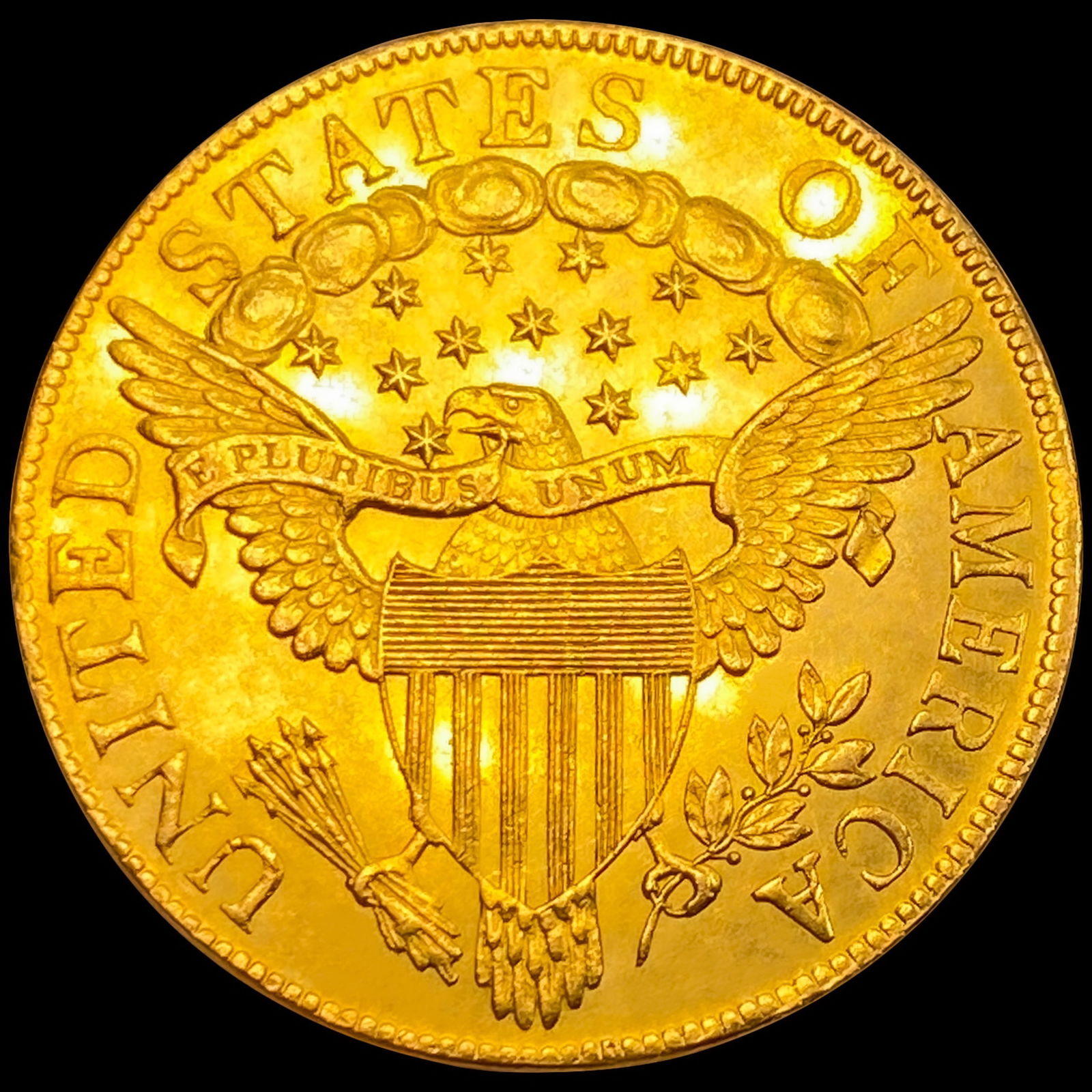 1801 $10 Gold Eagle CHOICE BU - 2