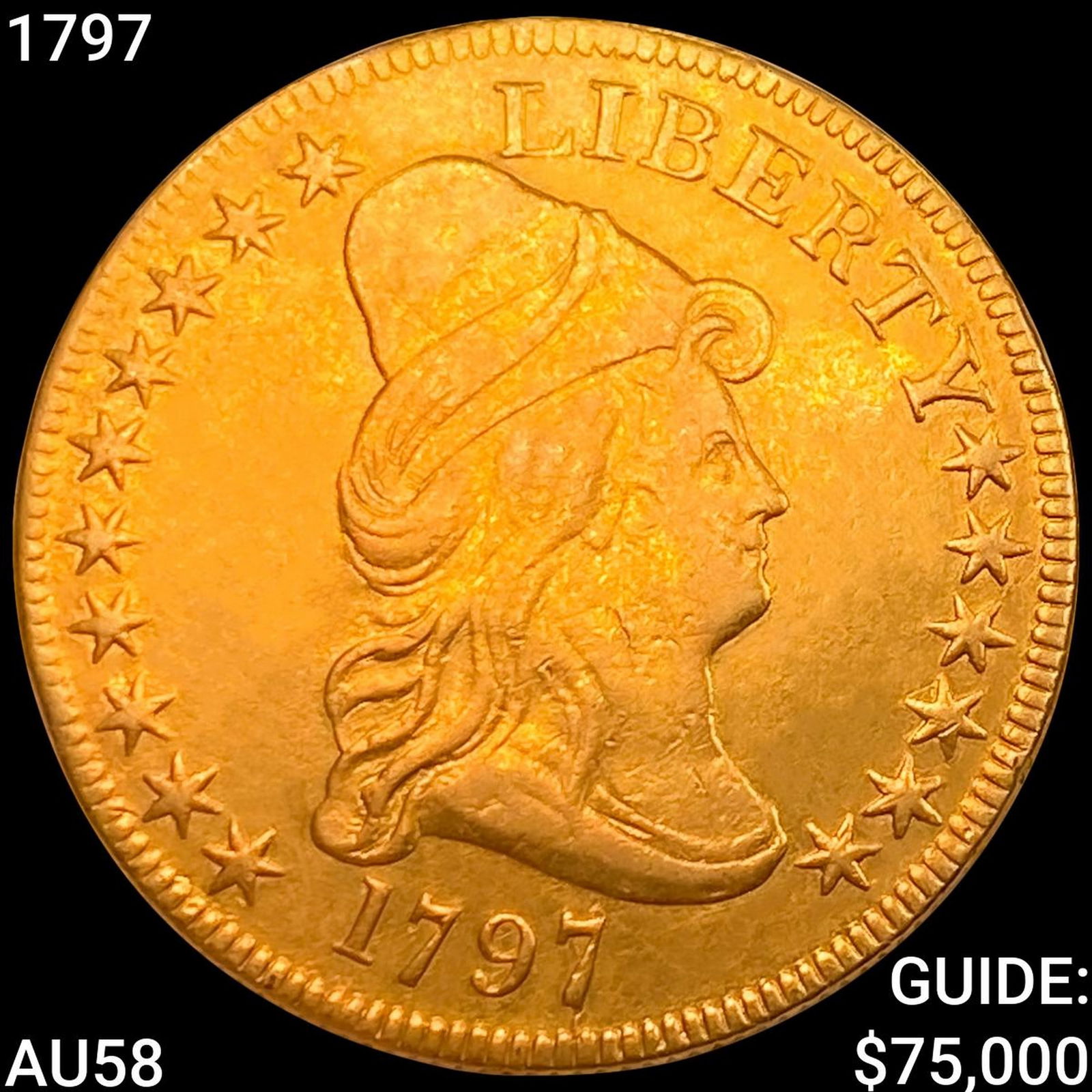 1797 $10 Gold Eagle CHOICE AU (1 of 2)