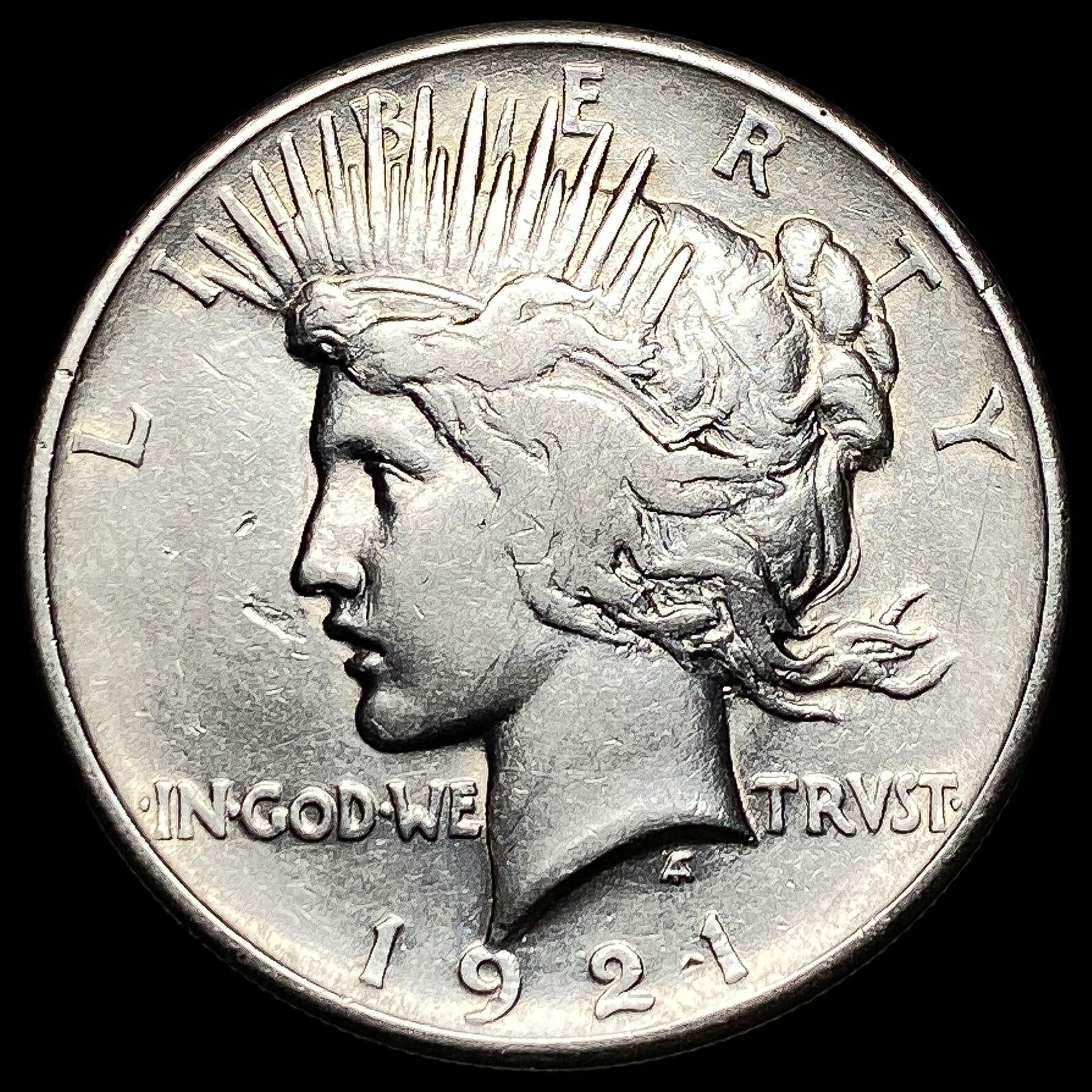 1921 Silver Peace Dollar NEARLY UNCIRCULATED (1 of 2)