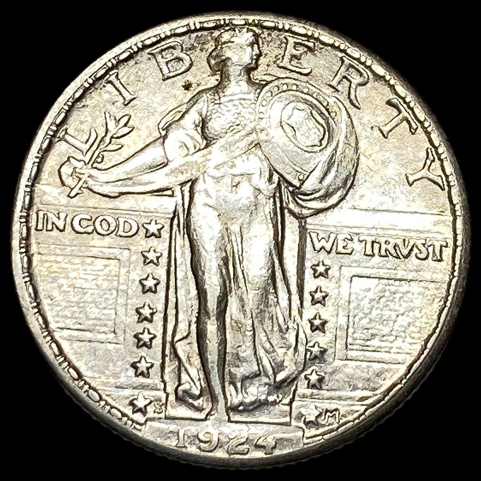 1924-S Standing Liberty Silver Quarter UNCIRCULATED (1 of 2)