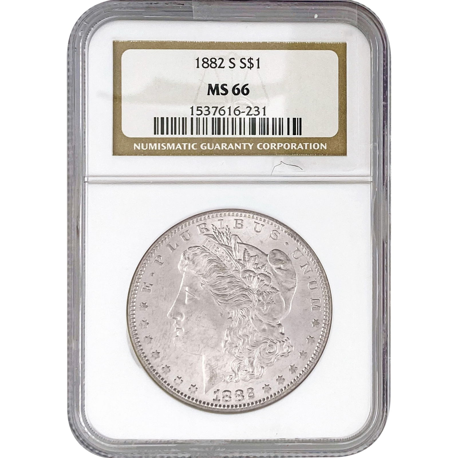 1882-S Morgan Silver Dollar NGC MS66 (1 of 2)