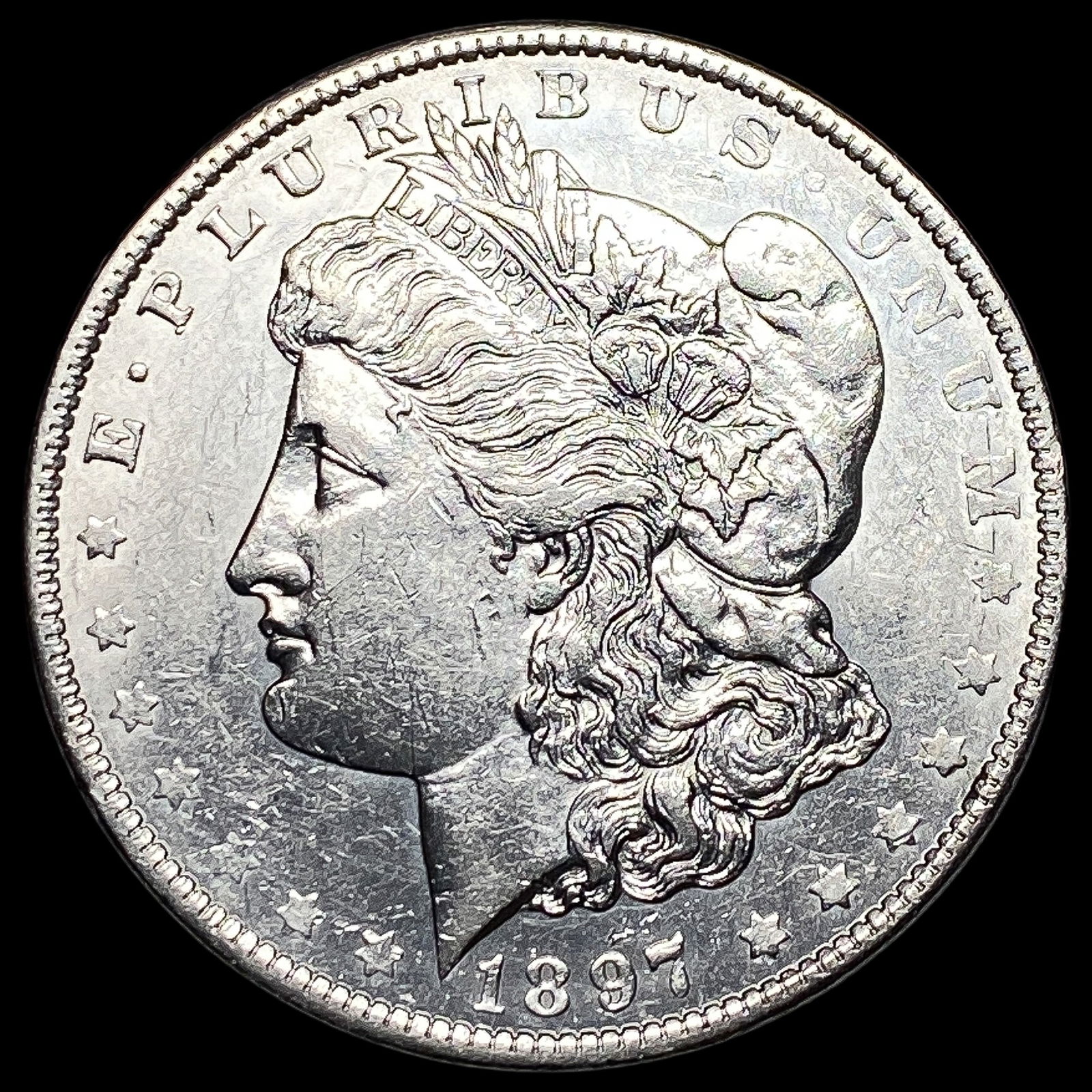 1897-O Silver Morgan Dollar CLOSELY UNCIRCULATED (1 of 2)