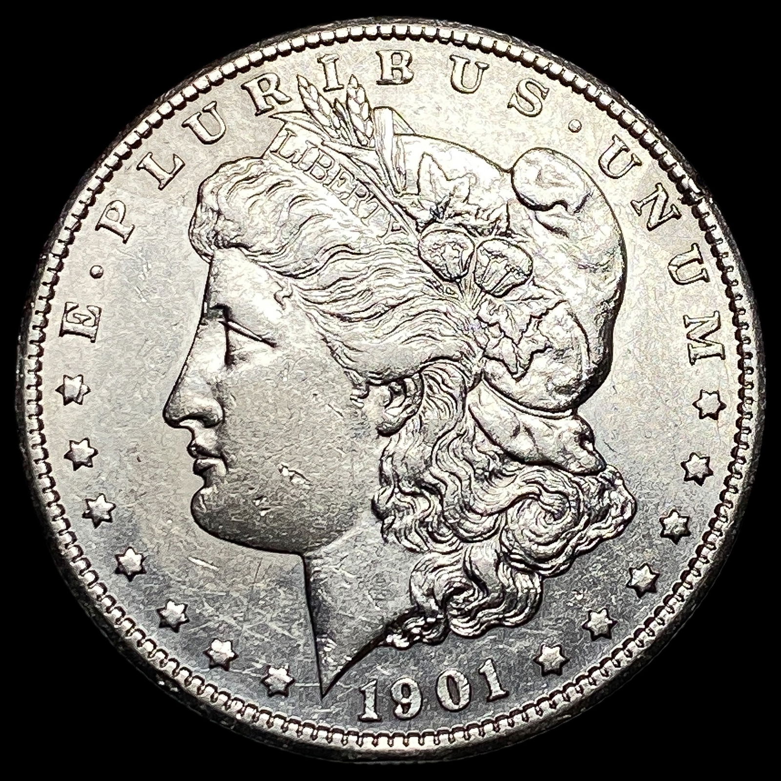 1901-S Silver Morgan Dollar CLOSELY UNCIRCULATED (1 of 2)