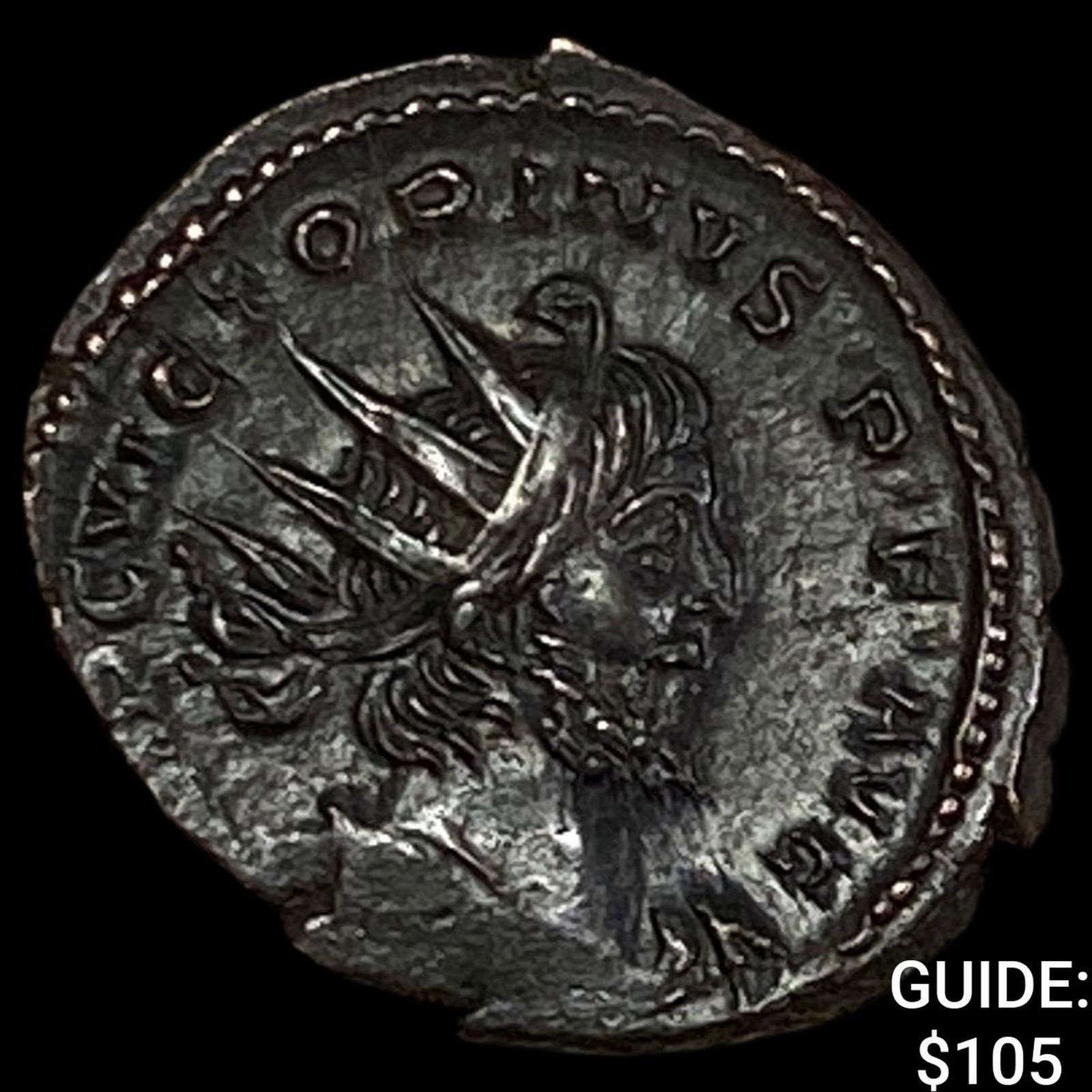 Gallic Empire Victorinus 269-271 Bi Antoninianus CHOICE AU: Gallic Empire Victorinus 269-271 Bi Antoninianus CHOICE AU