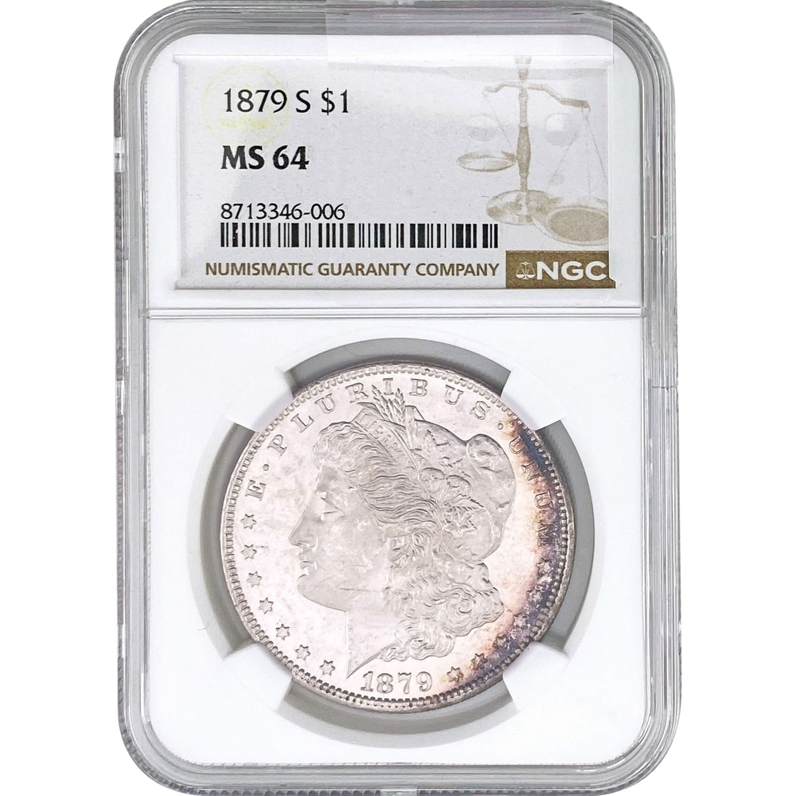 1879-S Morgan Silver Dollar NGC MS64 (1 of 2)