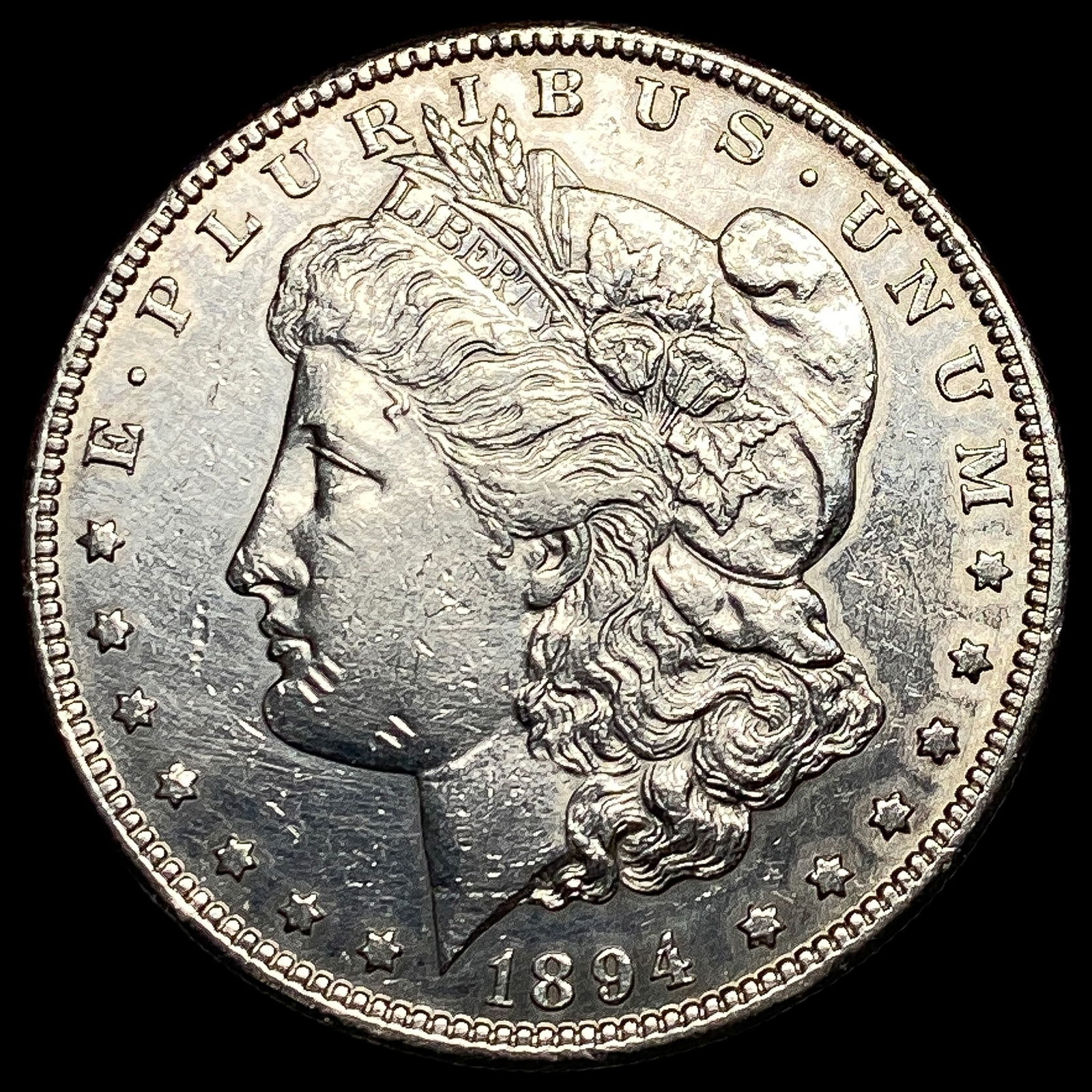 1894-S Silver Morgan Dollar CLOSELY UNCIRCULATED: 1894-S Silver Morgan Dollar CLOSELY UNCIRCULATED