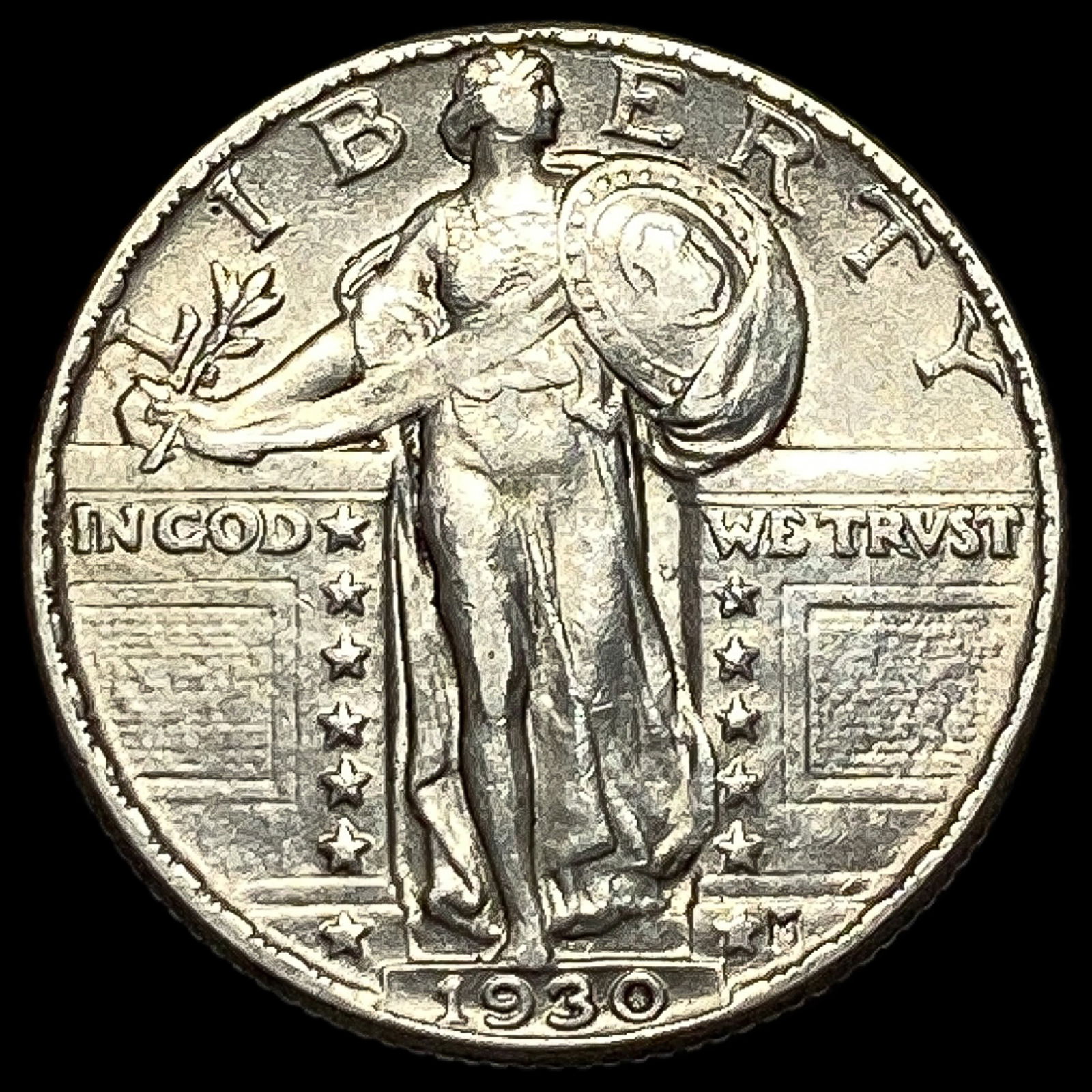 1930 Standing Liberty Quarter CHOICE AU (1 of 2)