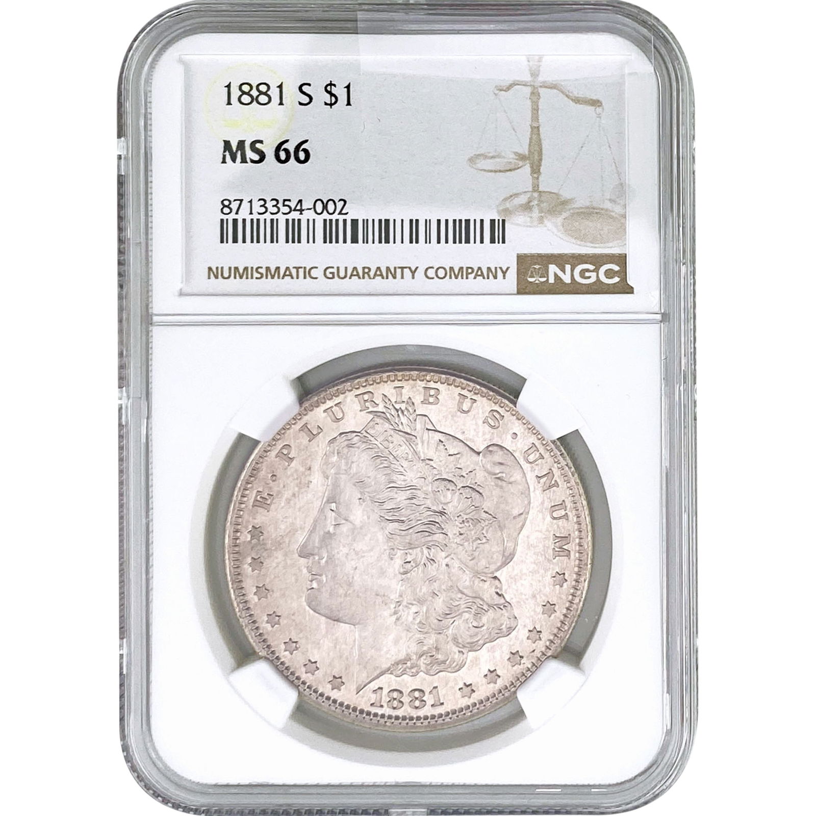 1881-S Morgan Silver Dollar NGC MS66 (1 of 2)