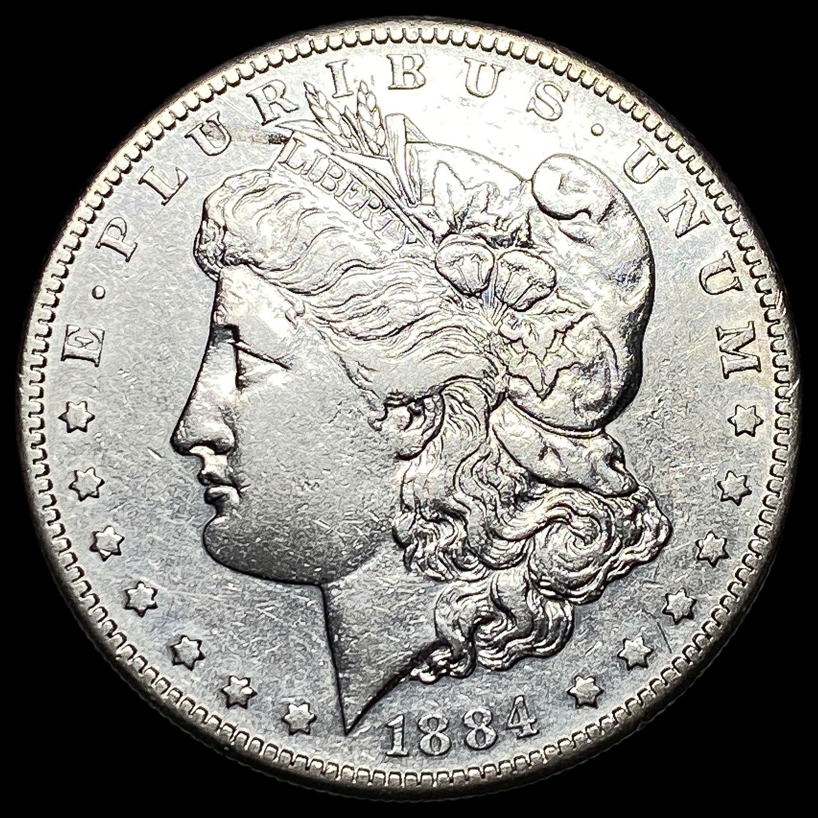 1884-S Silver Morgan Dollar NEARLY UNCIRCULATED (1 of 2)