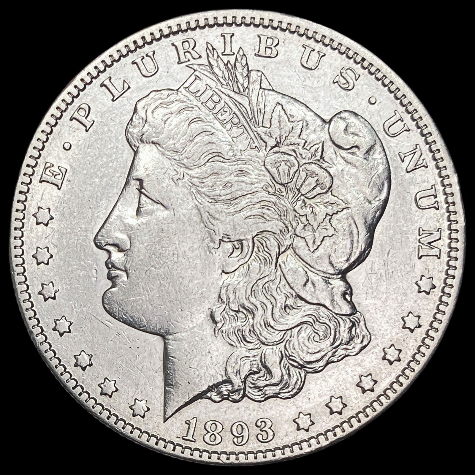1893-O Silver Morgan Dollar CLOSELY UNCIRCULATED (1 of 2)