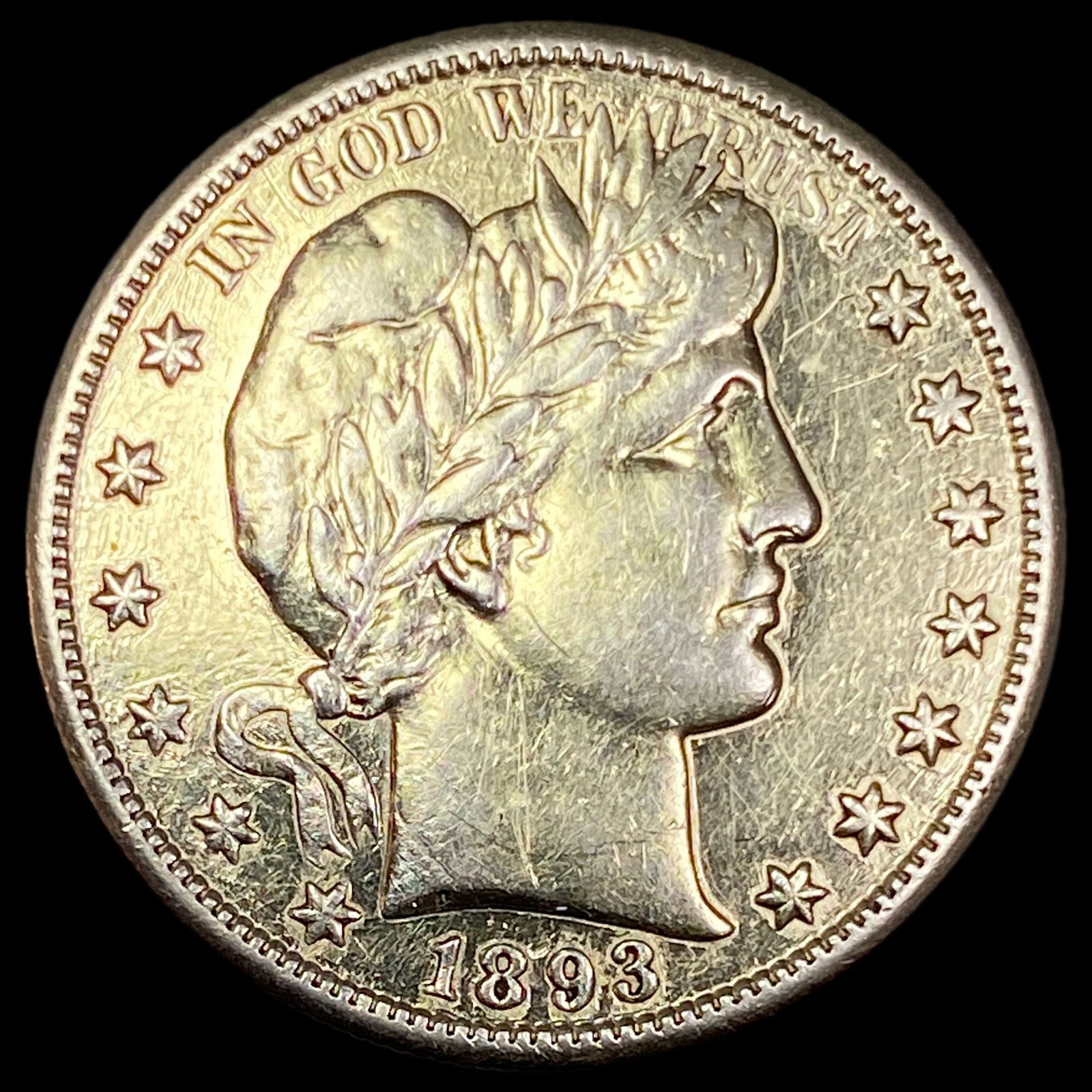 1893-S Silver Barber Half Dollar HIGH GRADE (1 of 2)