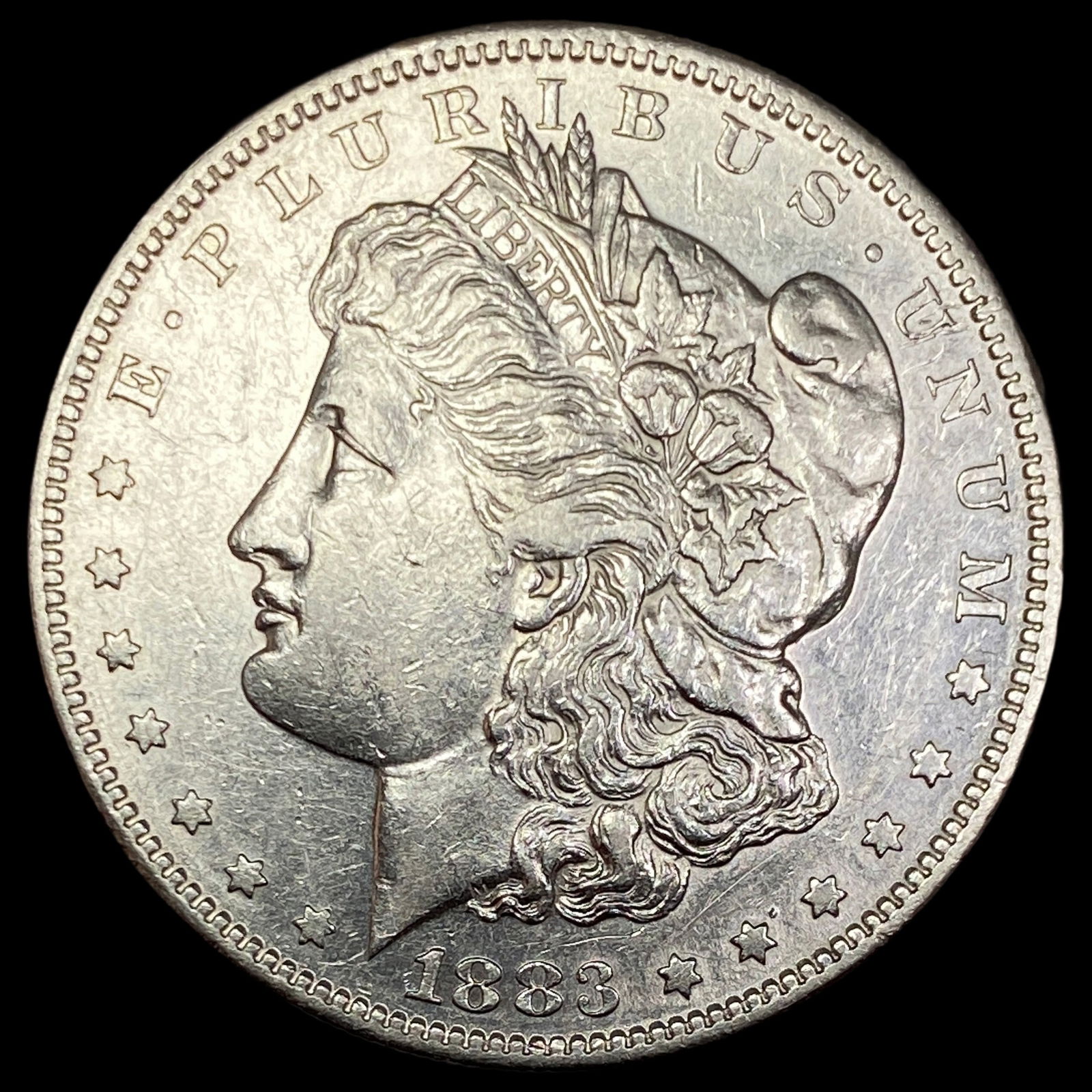 1883-S Silver Morgan Dollar CLOSELY UNCIRCULATED (1 of 2)