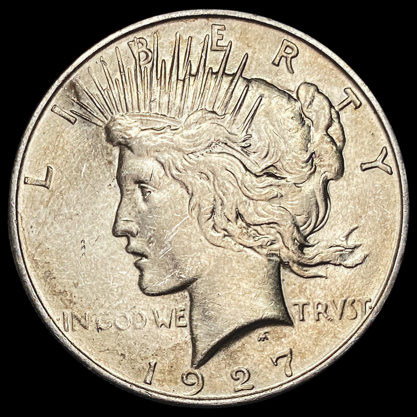 1927-D Silver Peace Dollar CHOICE AU (1 of 2)