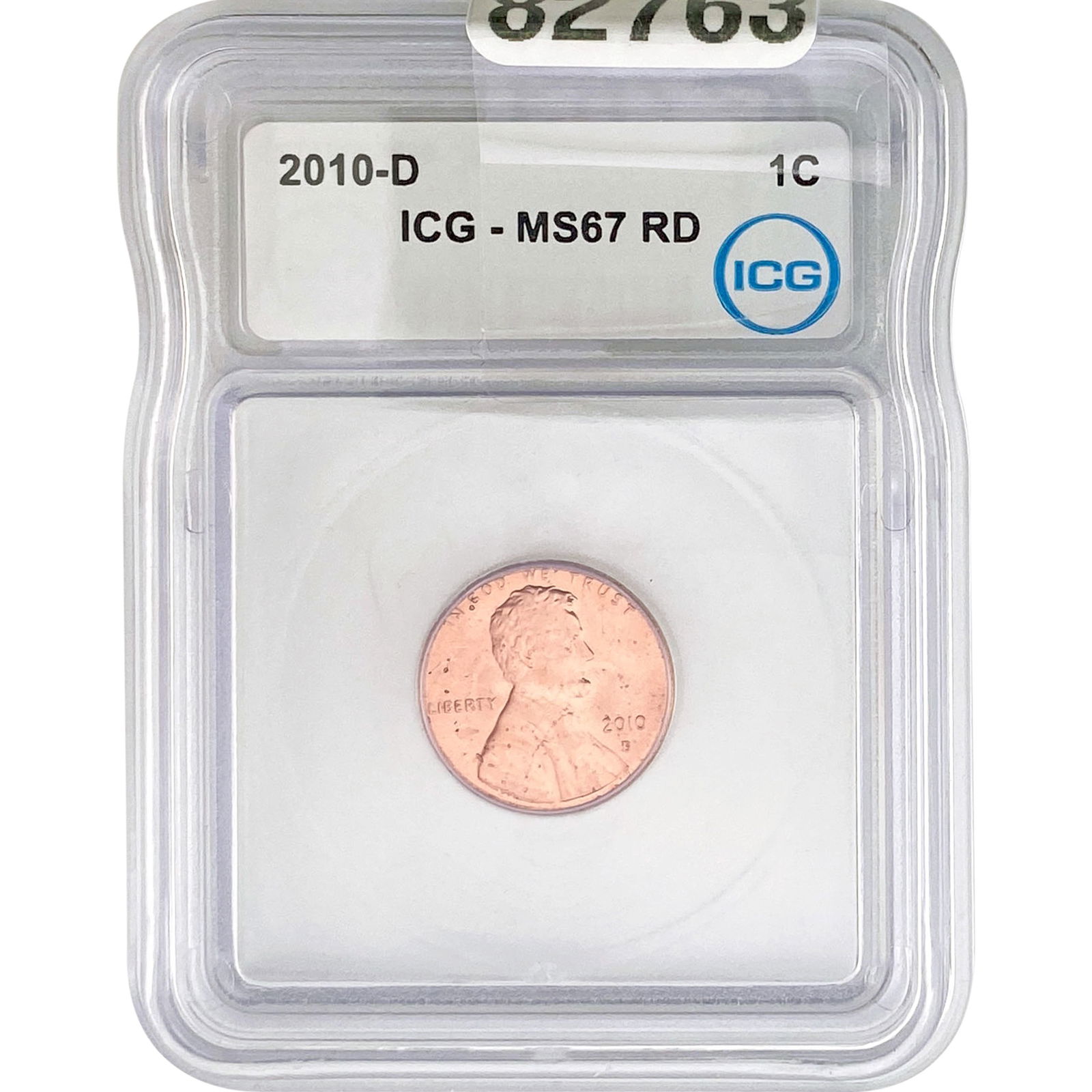 2010-D Lincoln Shield Penny ICG MS67 RD (1 of 2)