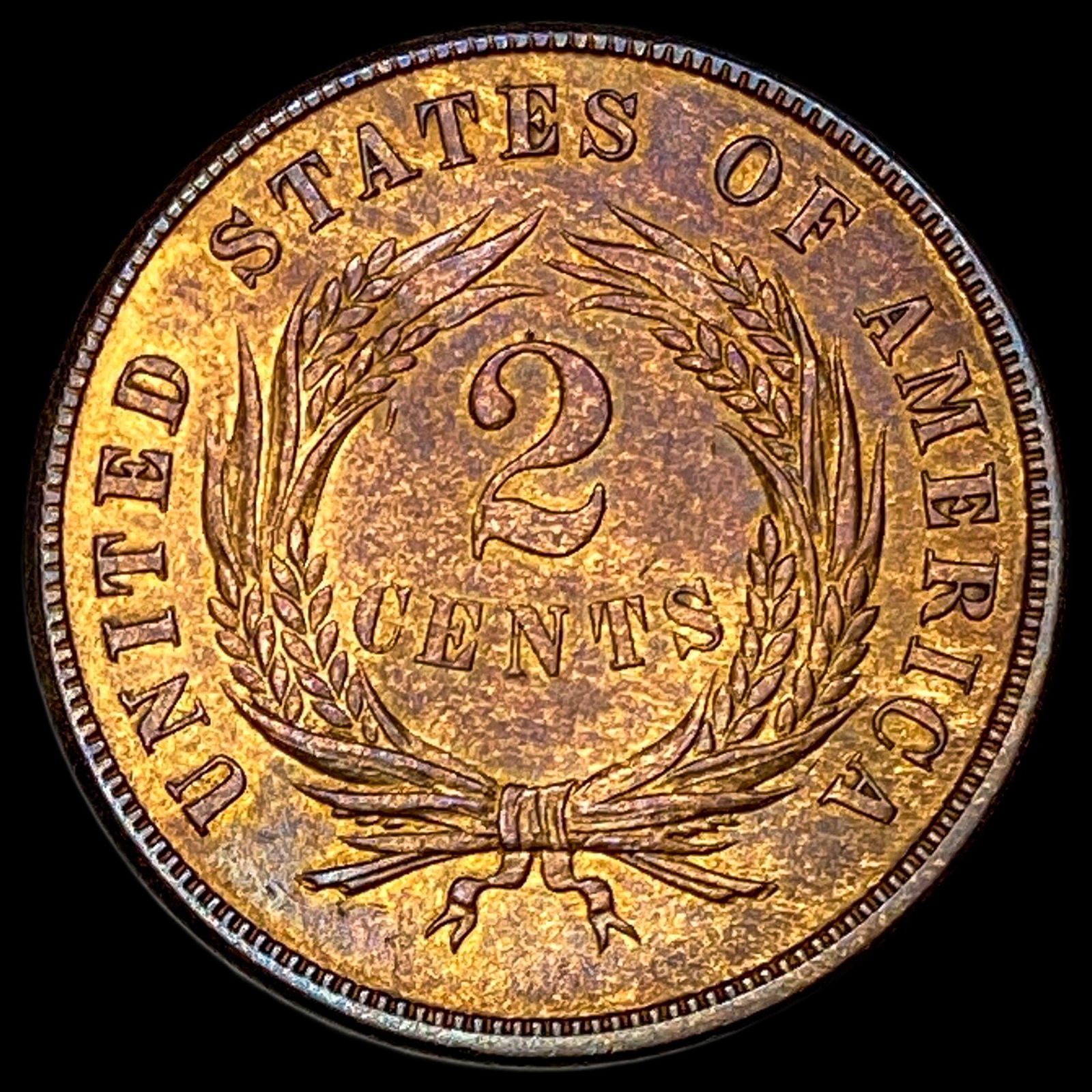1869 Two-Cent Piece UNCIRCULATED - 2