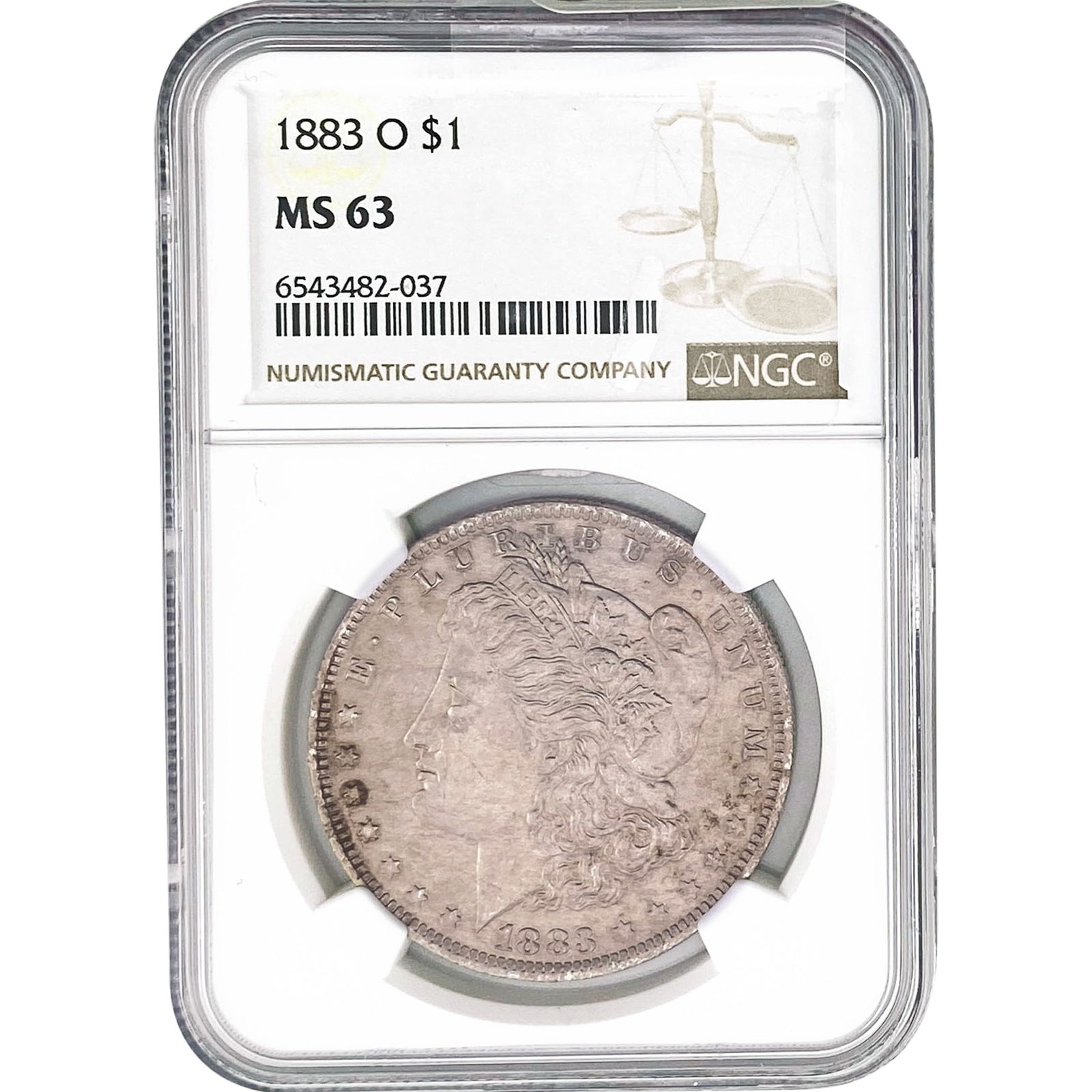 1883-O Morgan Silver Dollar NGC MS63 (1 of 2)