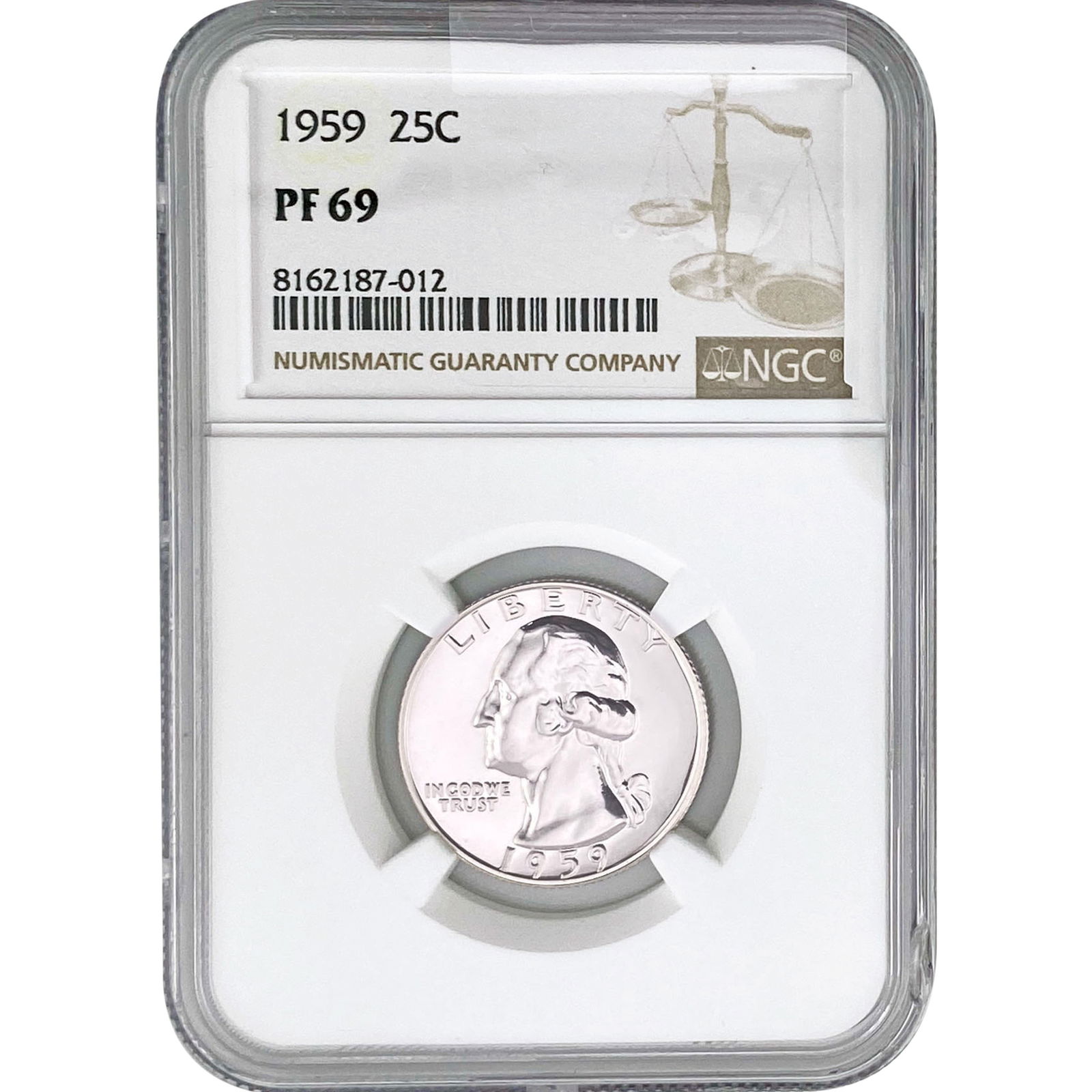 1959 Washington Silver Quarter NGC PF69 (1 of 2)