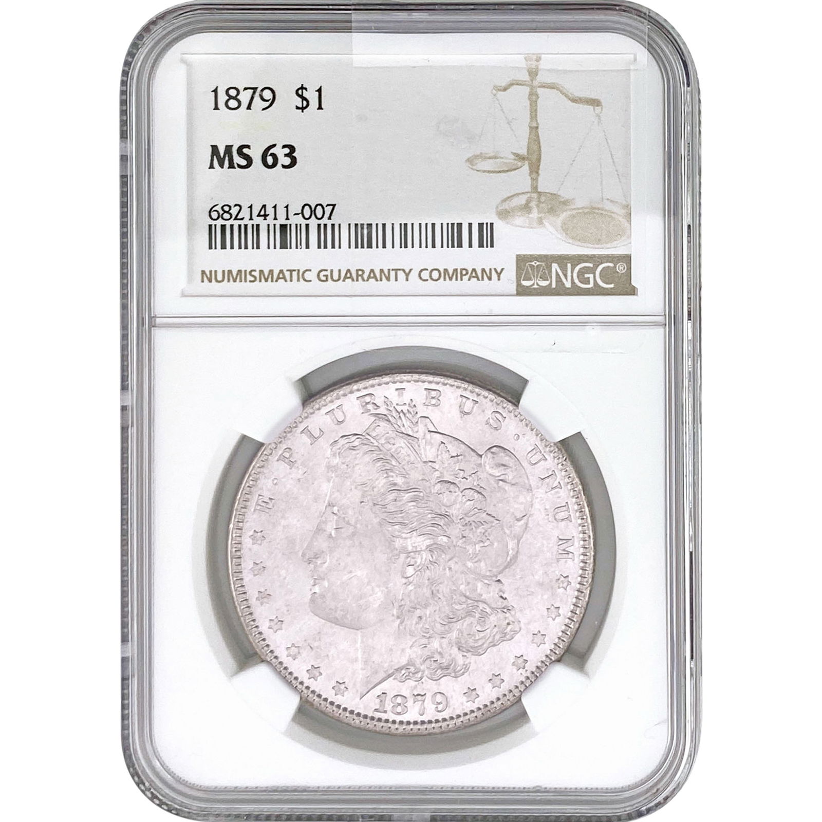 1879 Morgan Silver Dollar NGC MS63 (1 of 2)