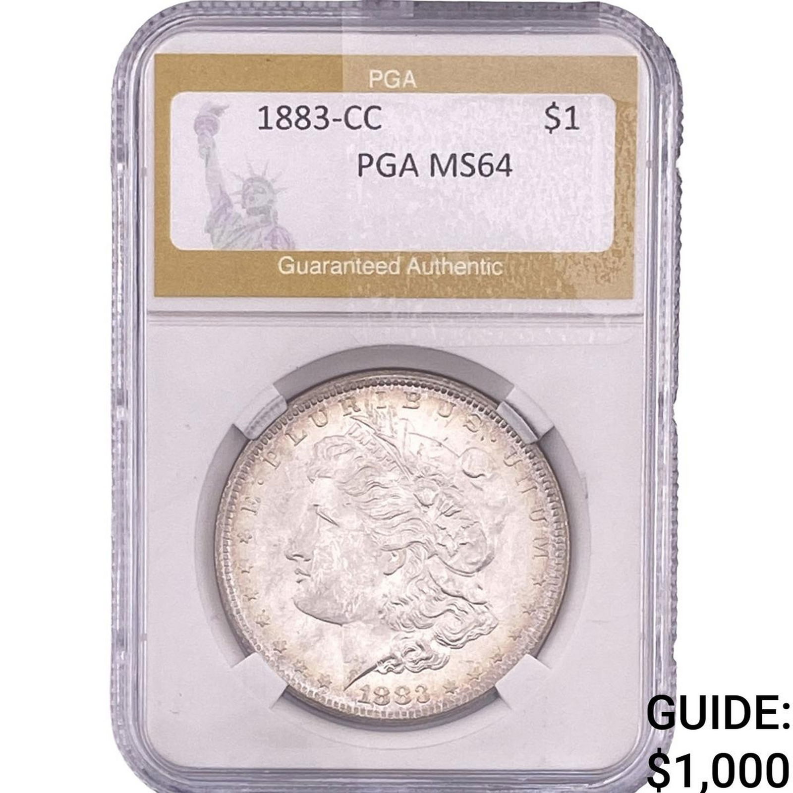 1883-CC Morgan Silver Dollar PGA MS64 (1 of 2)