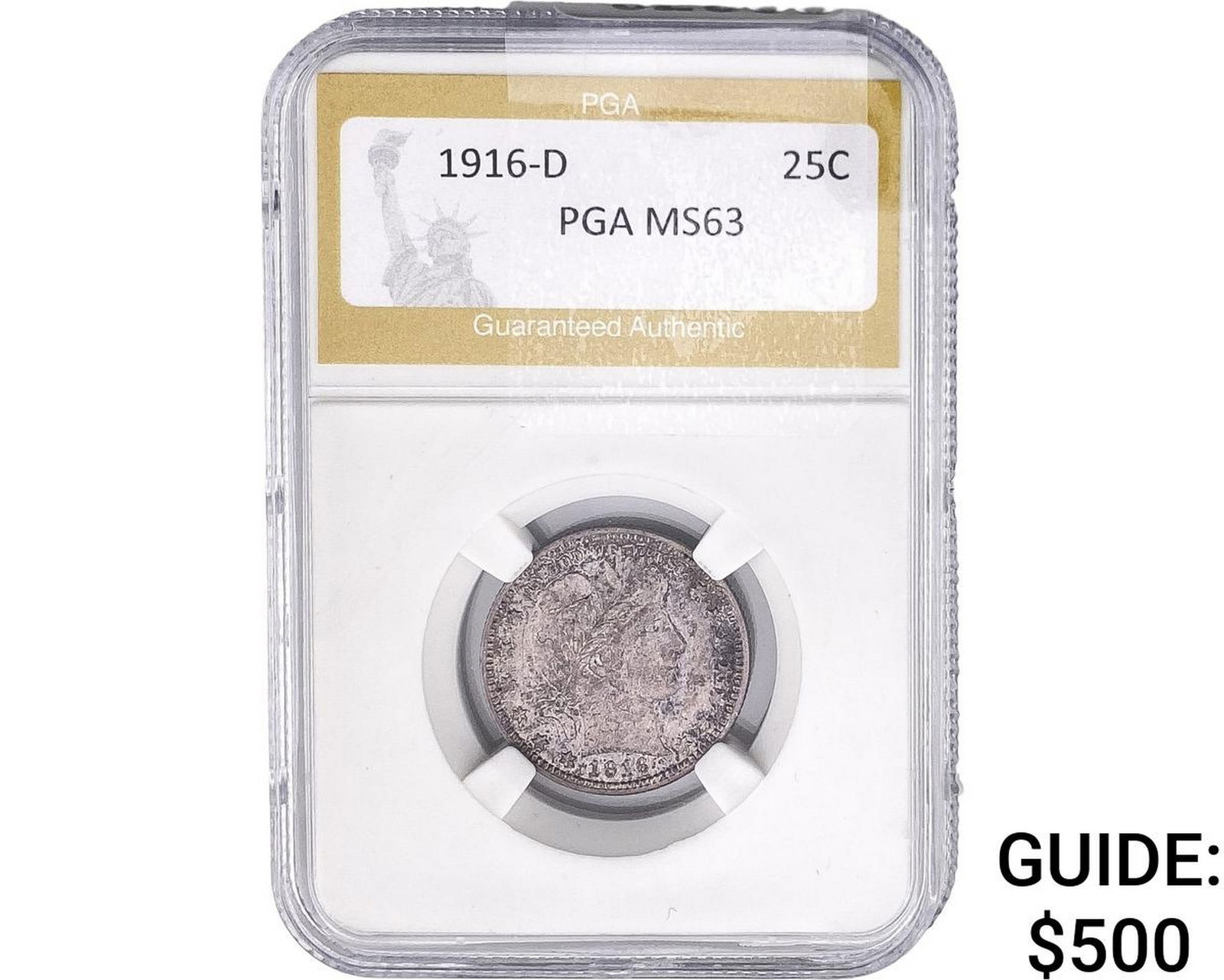 1916-D Barber Quarter PGA MS63 (1 of 2)