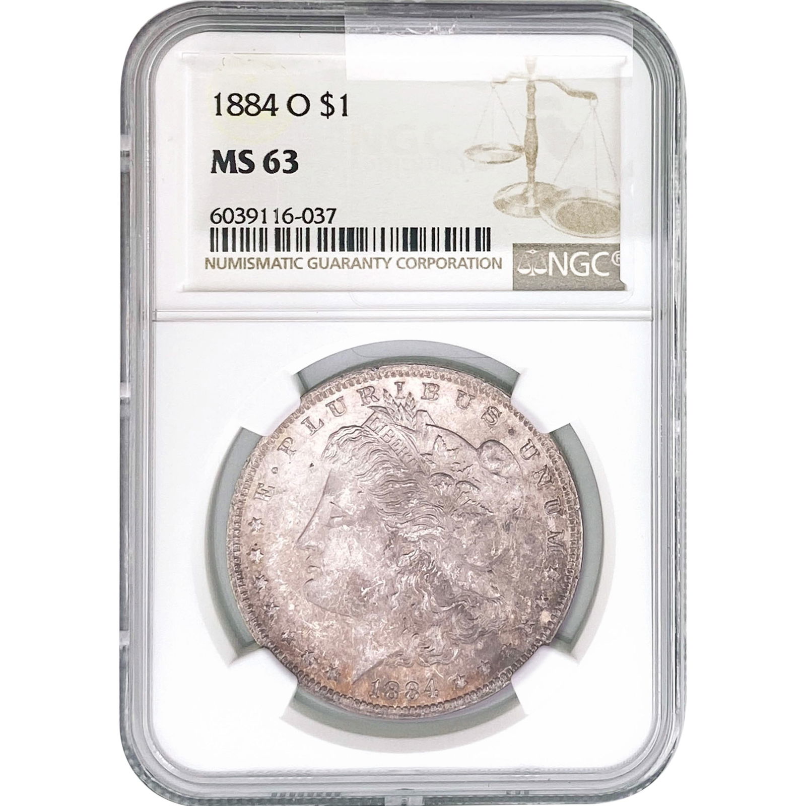 1884-O Morgan Silver Dollar NGC MS63 (1 of 2)